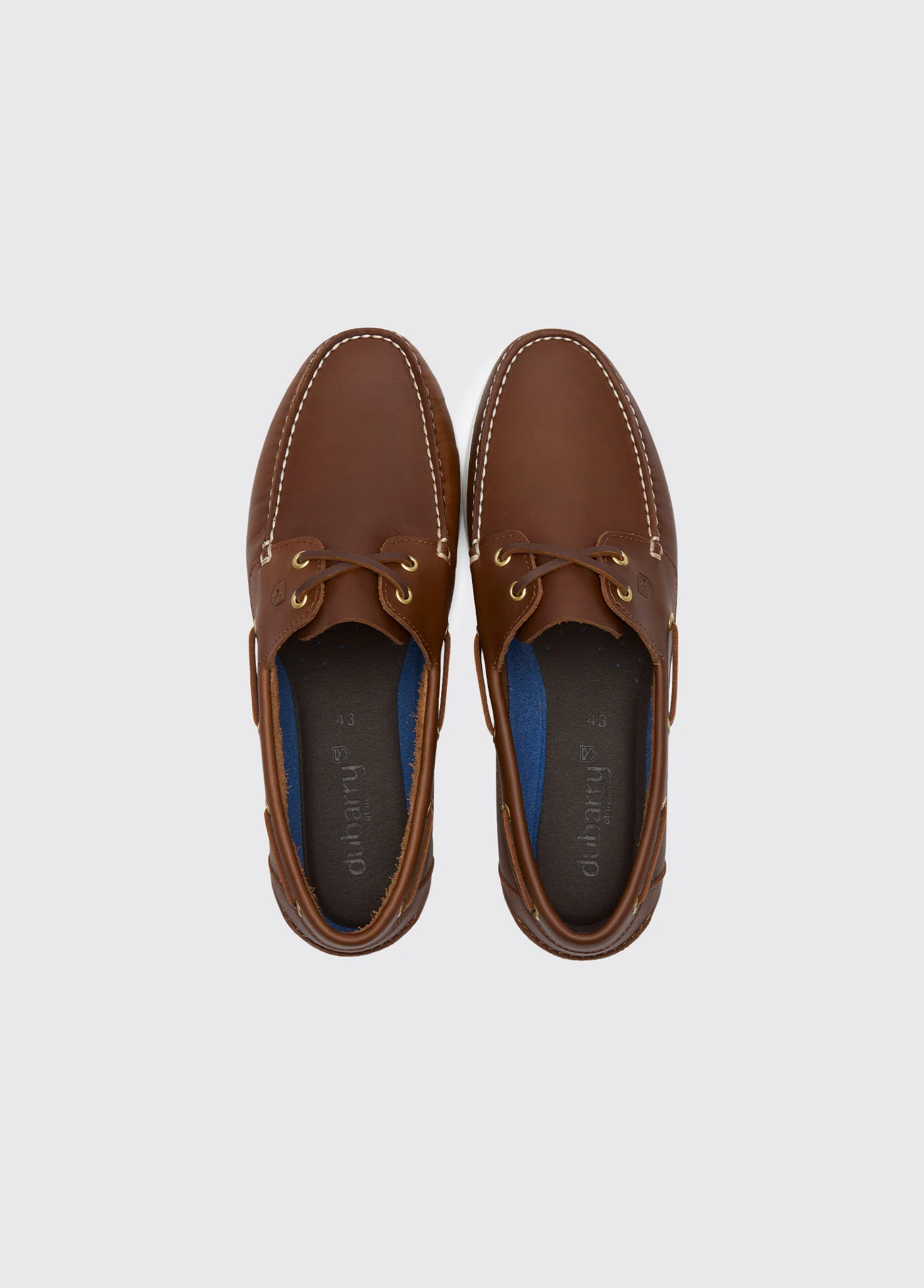 Oceania Mens dubarrylite™ Two Eye-Tie Moccasin - Brown - Image 5