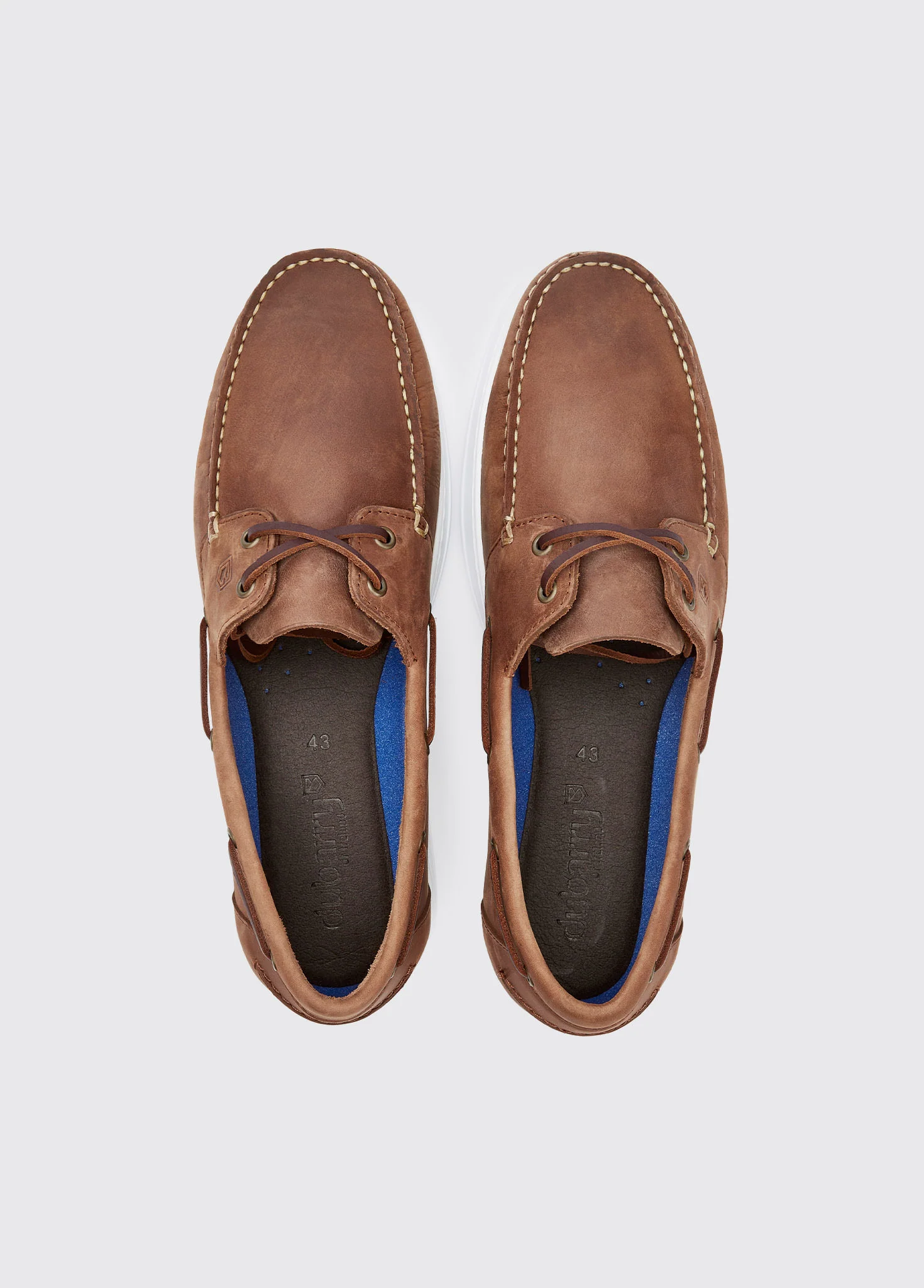 Oceania Mens dubarrylite™ Two Eye-Tie Moccasin - Chestnut - Image 5