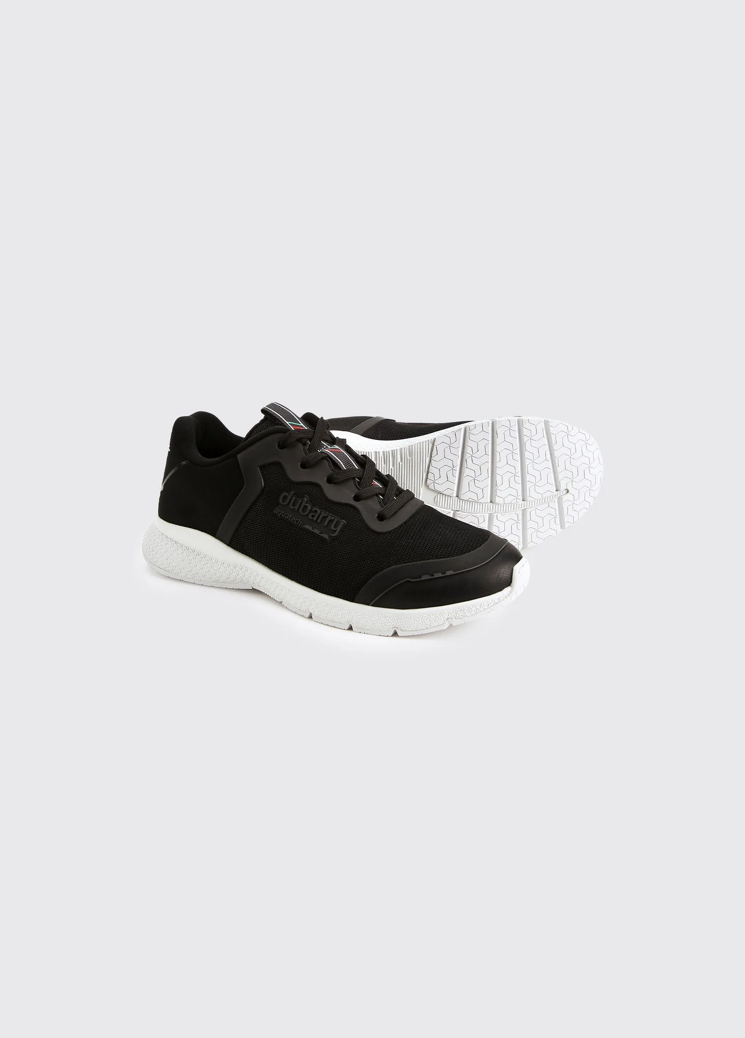 Palermo Mens Lightweight Sporty Trainer - Black - Image 2