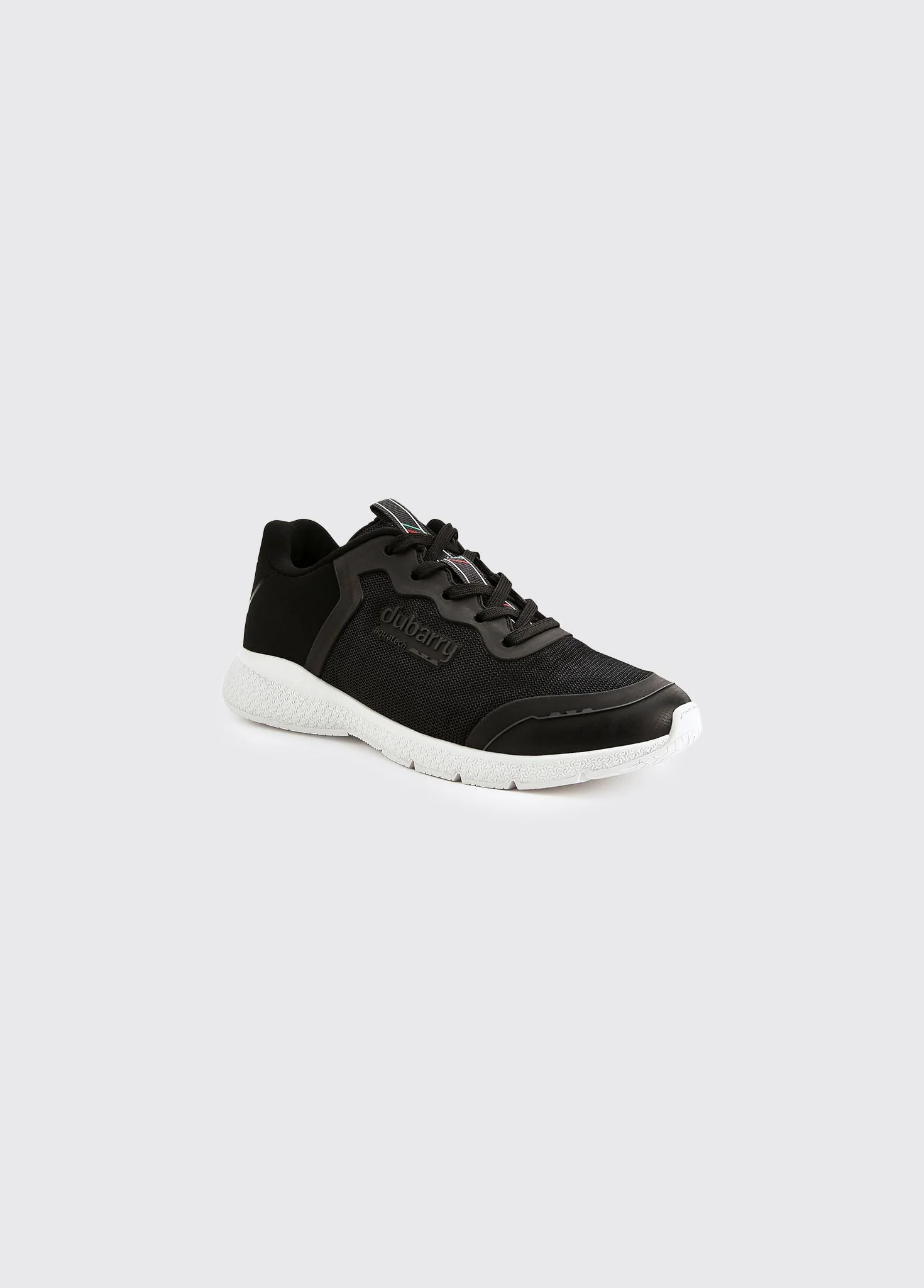 Palermo Mens Lightweight Sporty Trainer - Black - Image 4