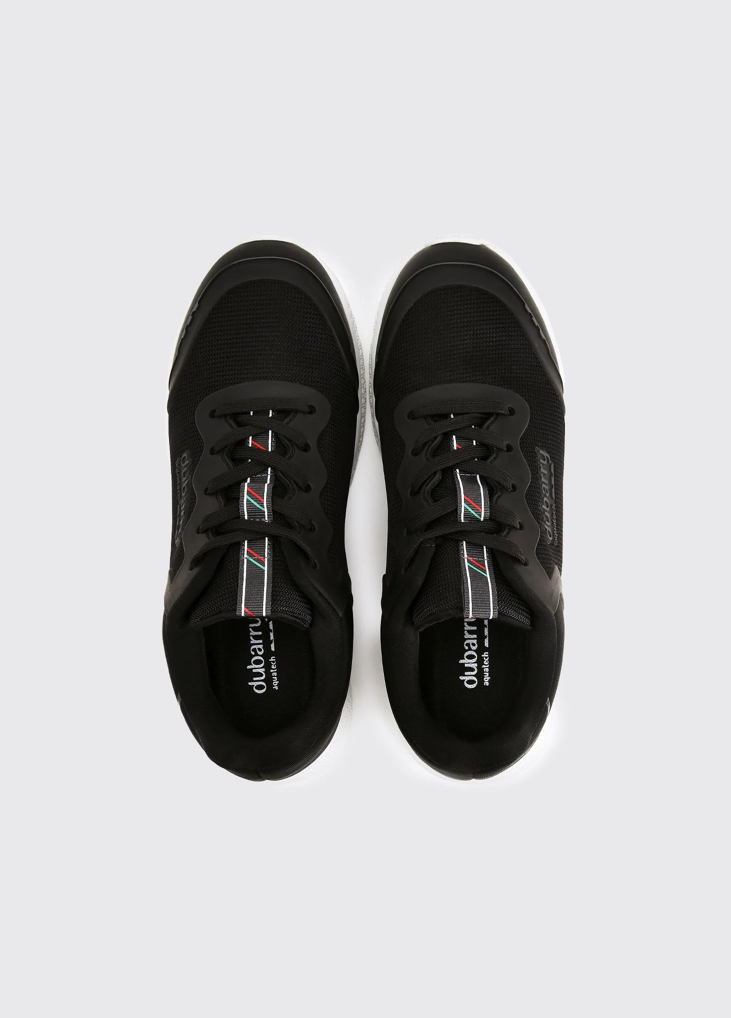 Palermo Mens Lightweight Sporty Trainer - Black - Image 5