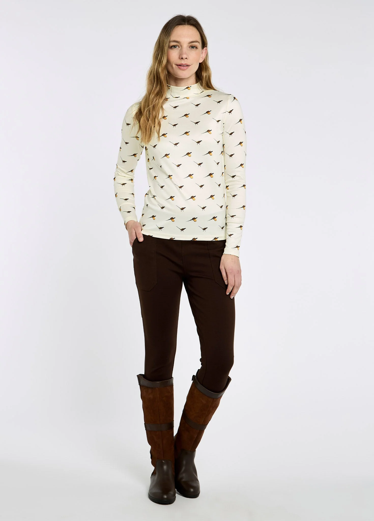 Pepperwort Women's water repellent leggings - Bourbon - Image 2