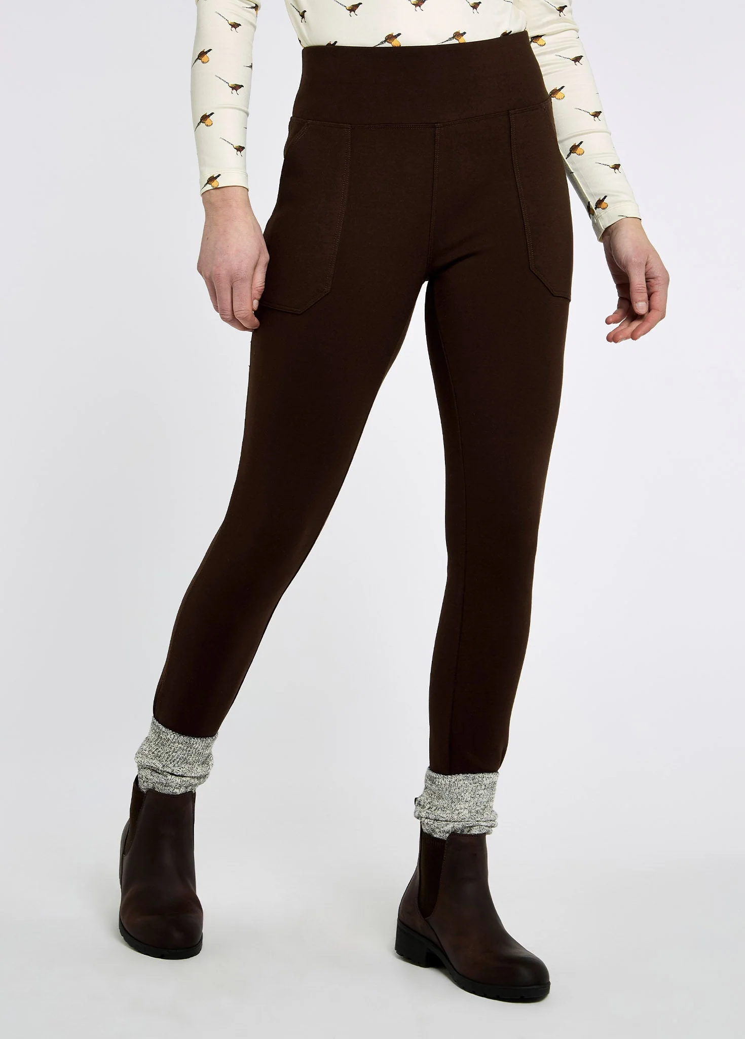 Pepperwort Women's water repellent leggings - Bourbon - Image 3