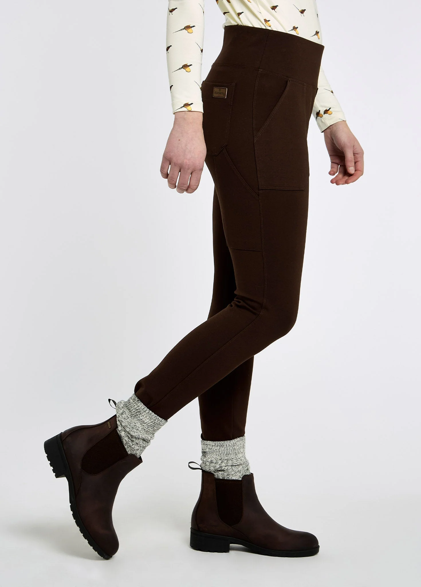 Pepperwort Women's water repellent leggings - Bourbon - Image 4