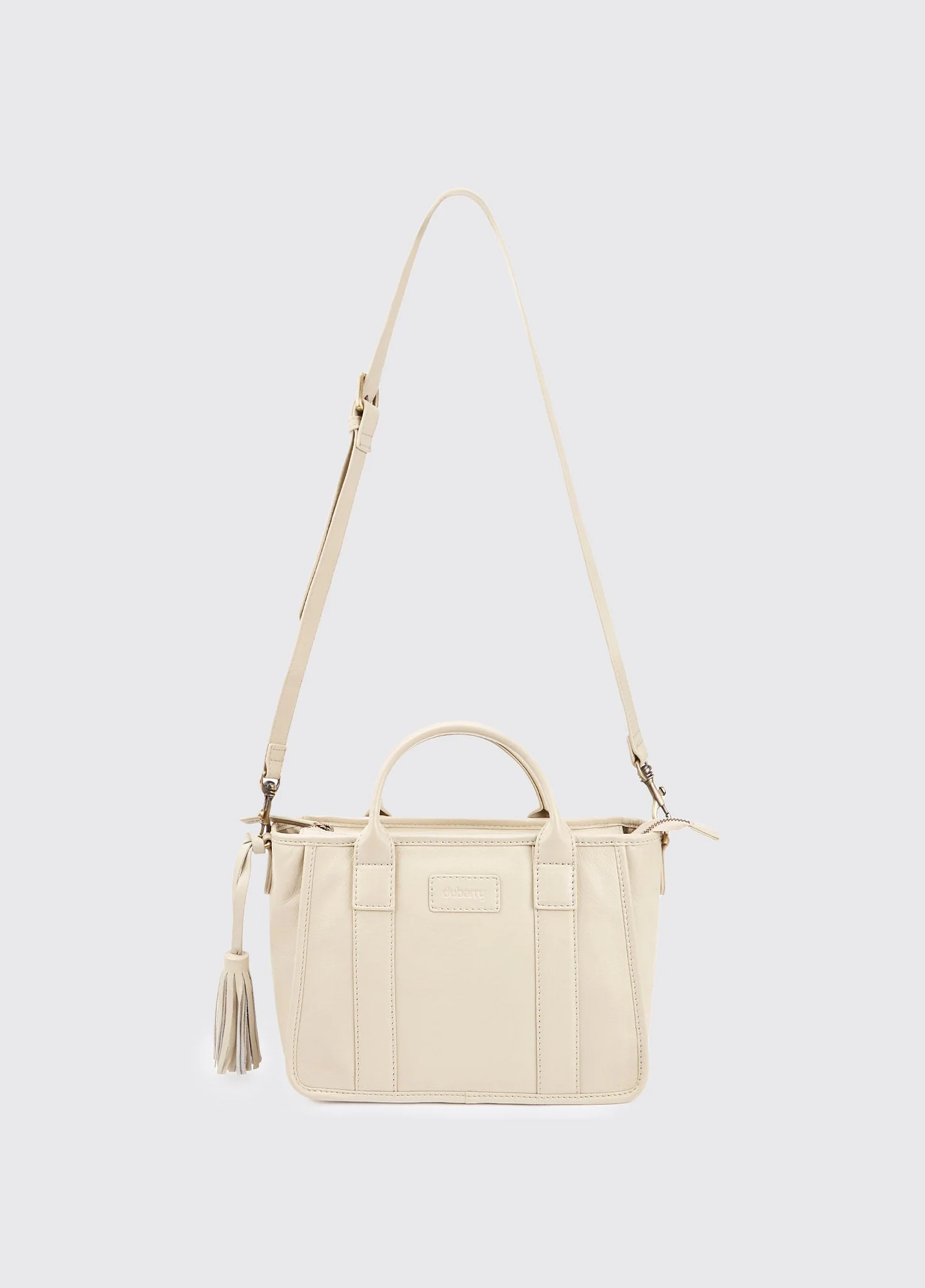 Ramelton Medium Size Leather Handbag - Oyster - Image 3