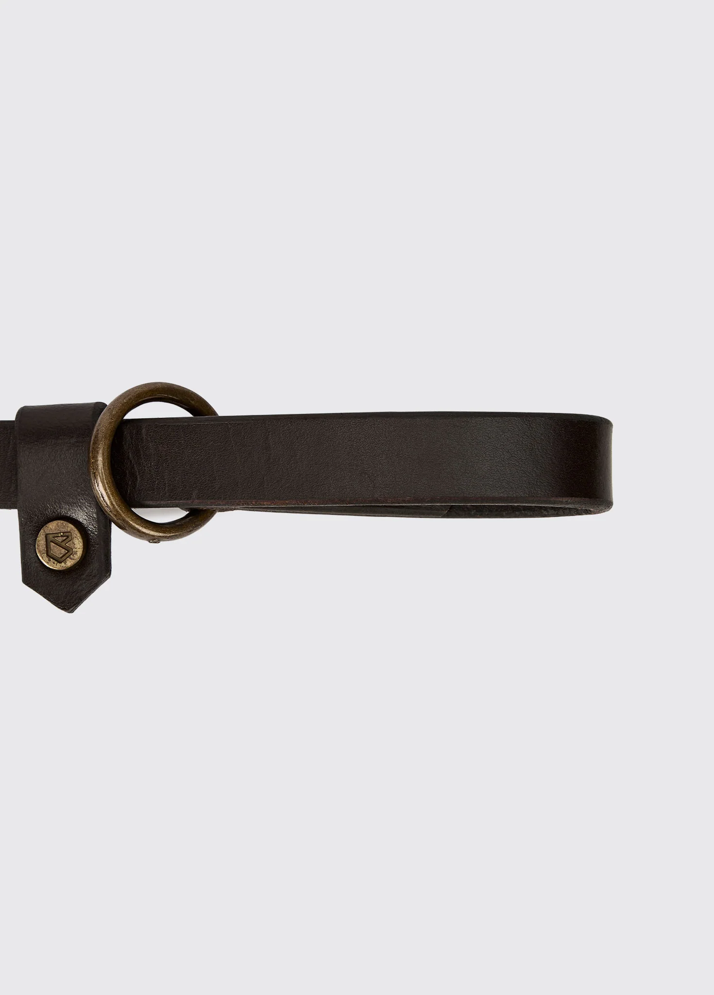 Riley 5ft Leather slip lead - Mahogany - Image 5