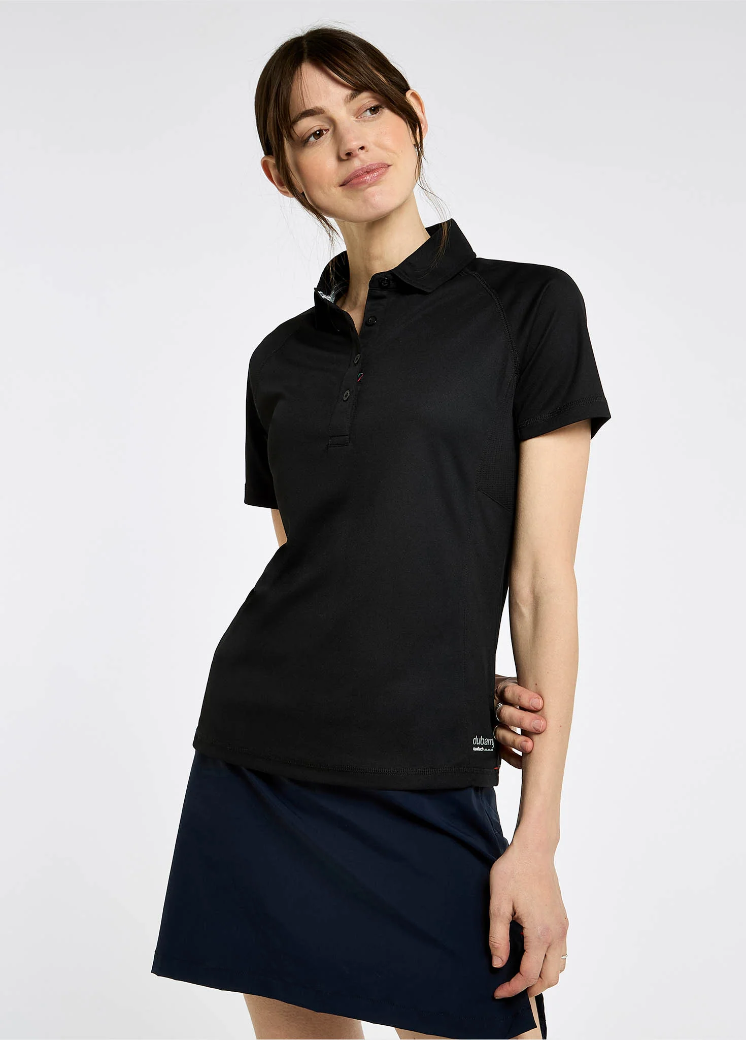 Riviera Women's Technical Polo - Black - Image 3