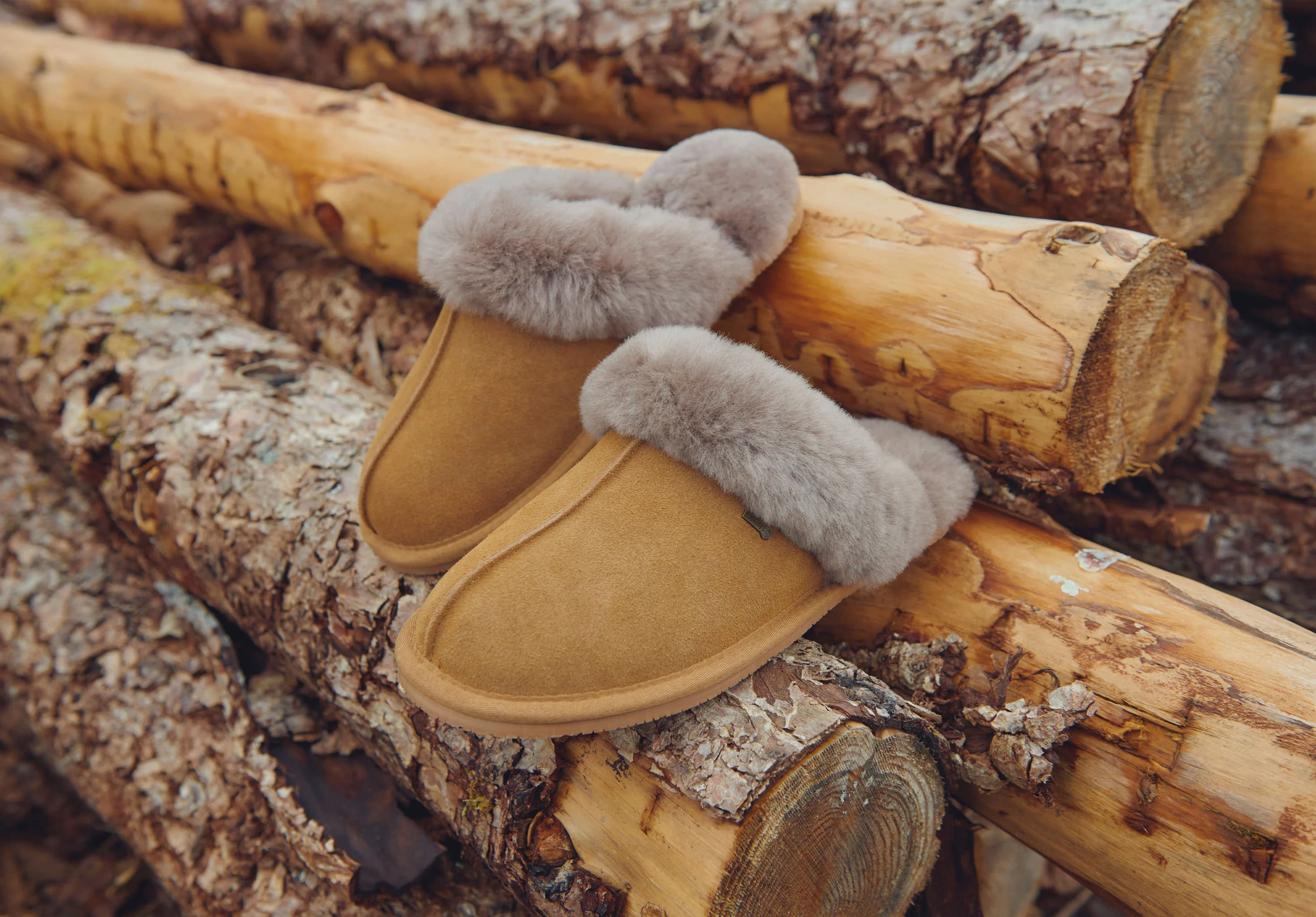 Rockmill Women's Mule Slippers - Sand - Image 2