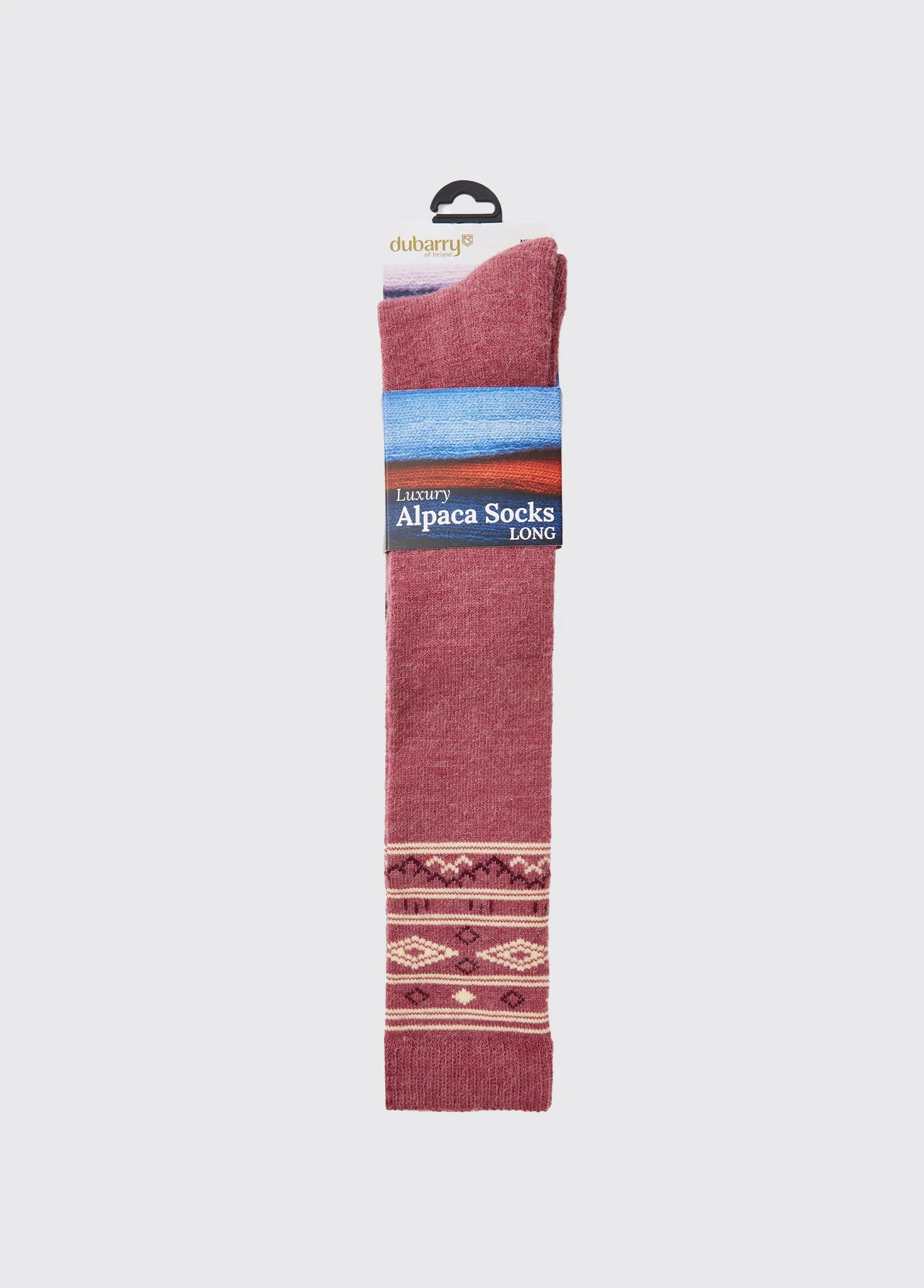 Rolestown Fair Isle Alpaca socks - Clover - Image 4