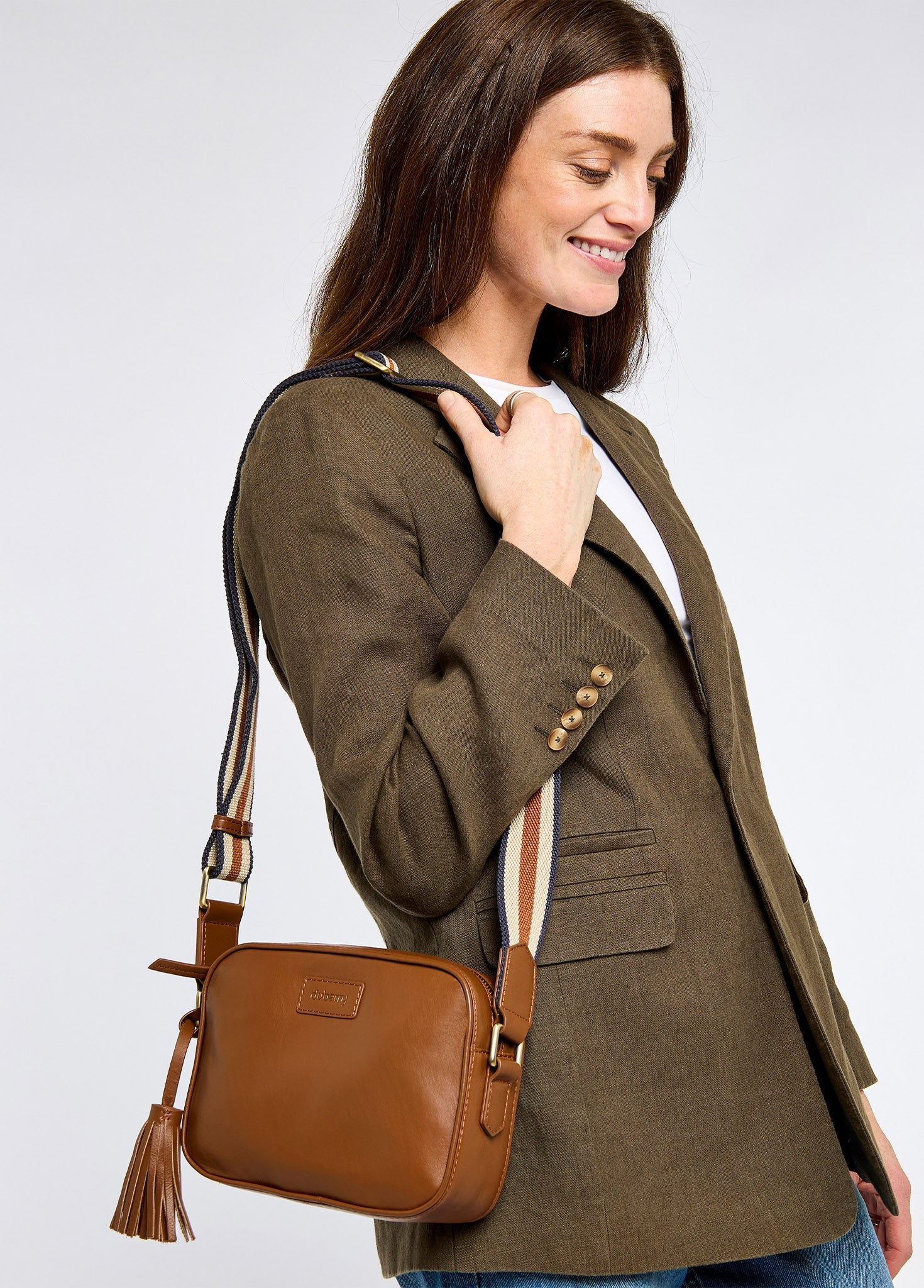 Rostrevor Ladies Cross Body Bag - Caramel - Image 2