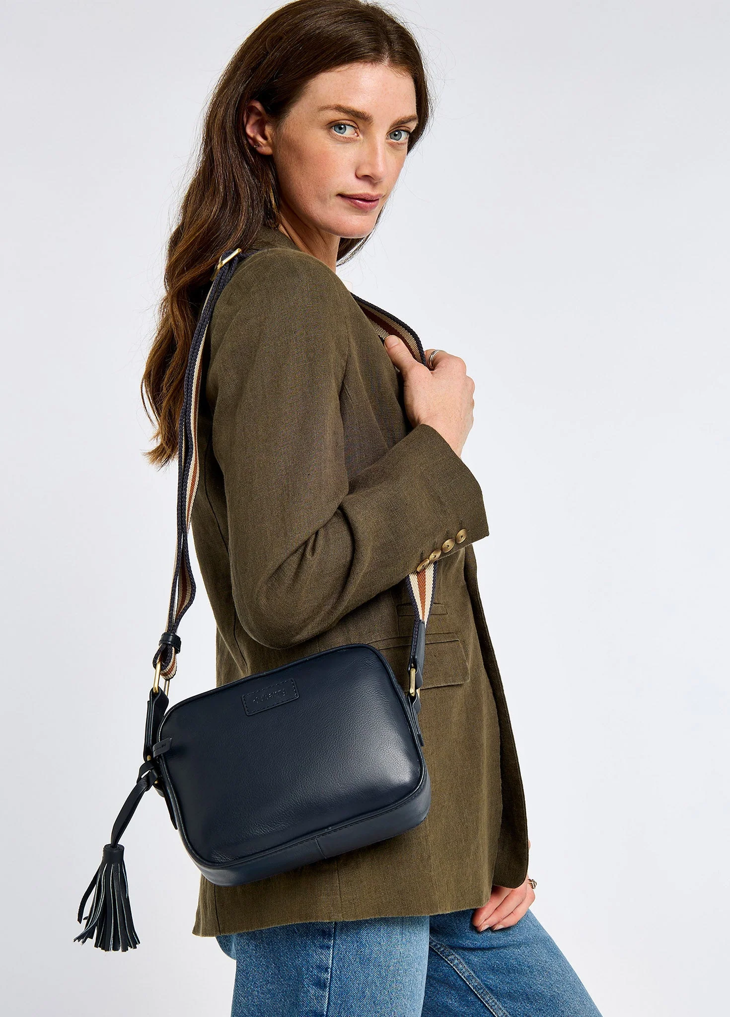 Rostrevor Ladies Cross Body Bag - Navy - Image 2