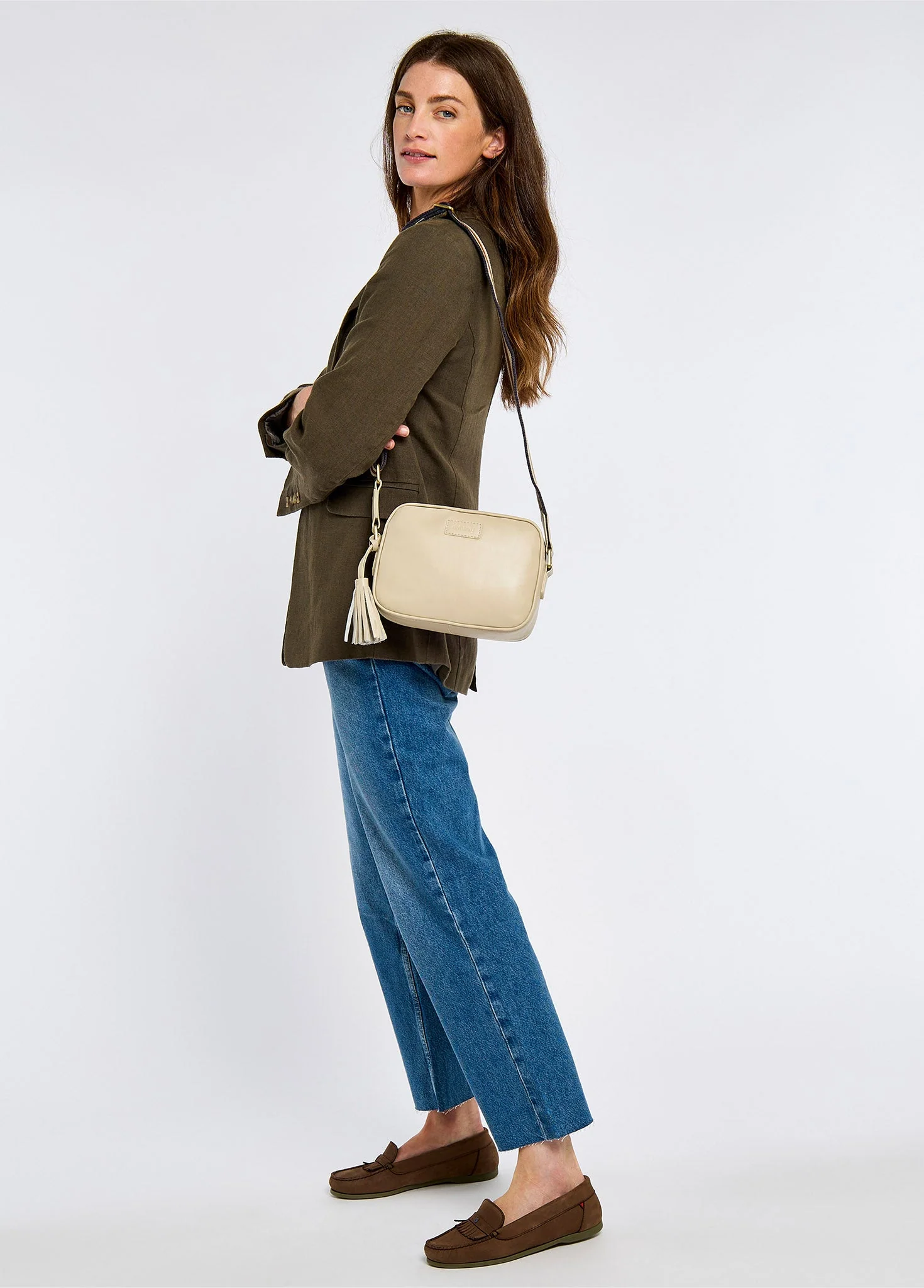 Rostrevor Ladies Cross Body Bag - Oyster - Image 2