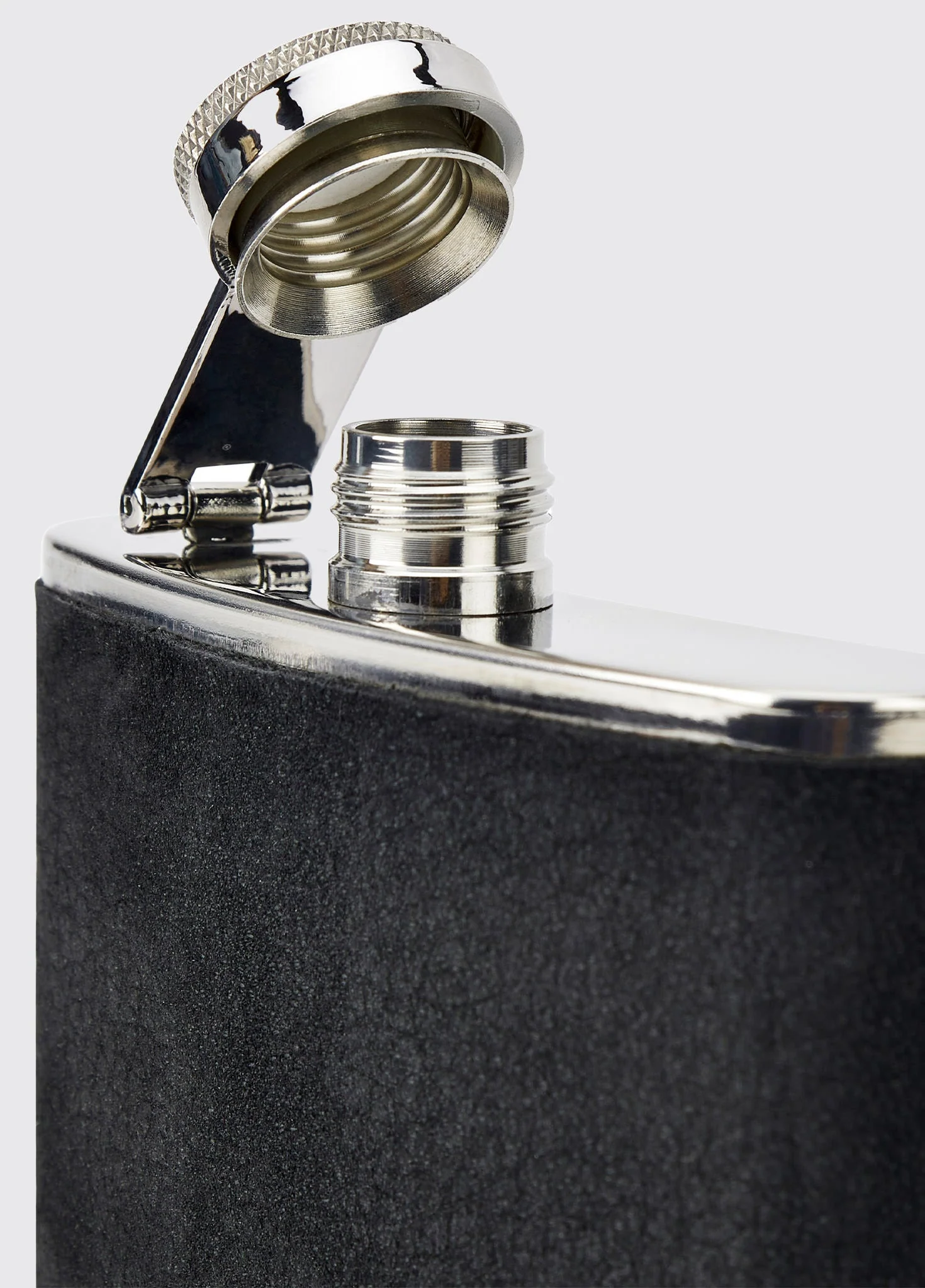 Rugby Mens Hipflask - Black/Brown - Image 6