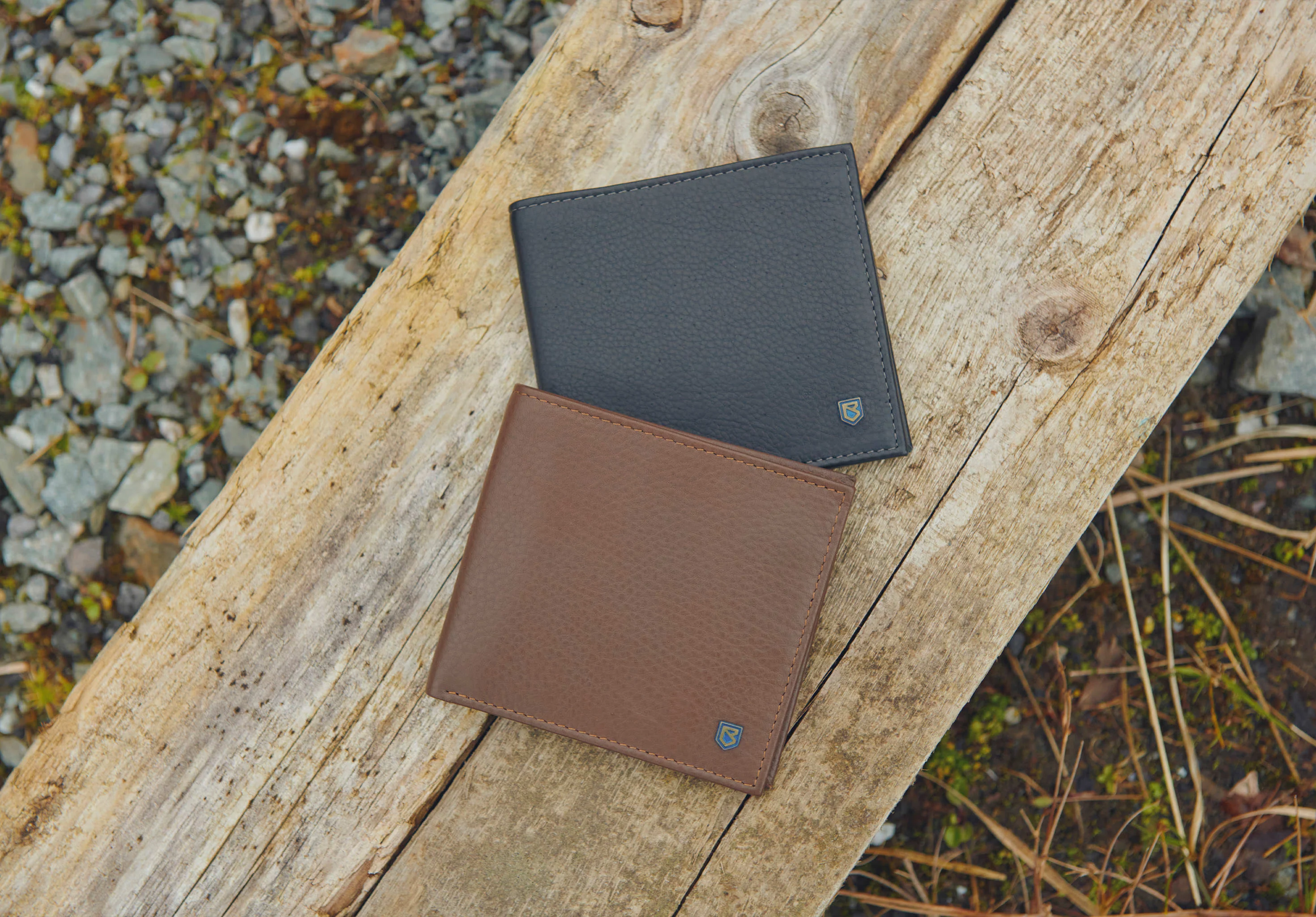 Sallins Men's Leather Wallet - Walnut - Image 3