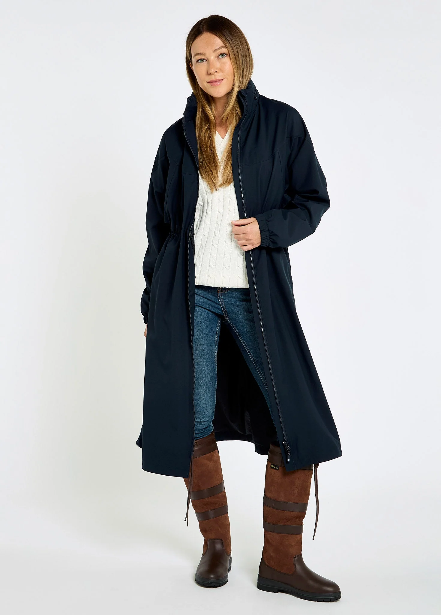 Sandycove Women's Raincoat - Navy - Image 2