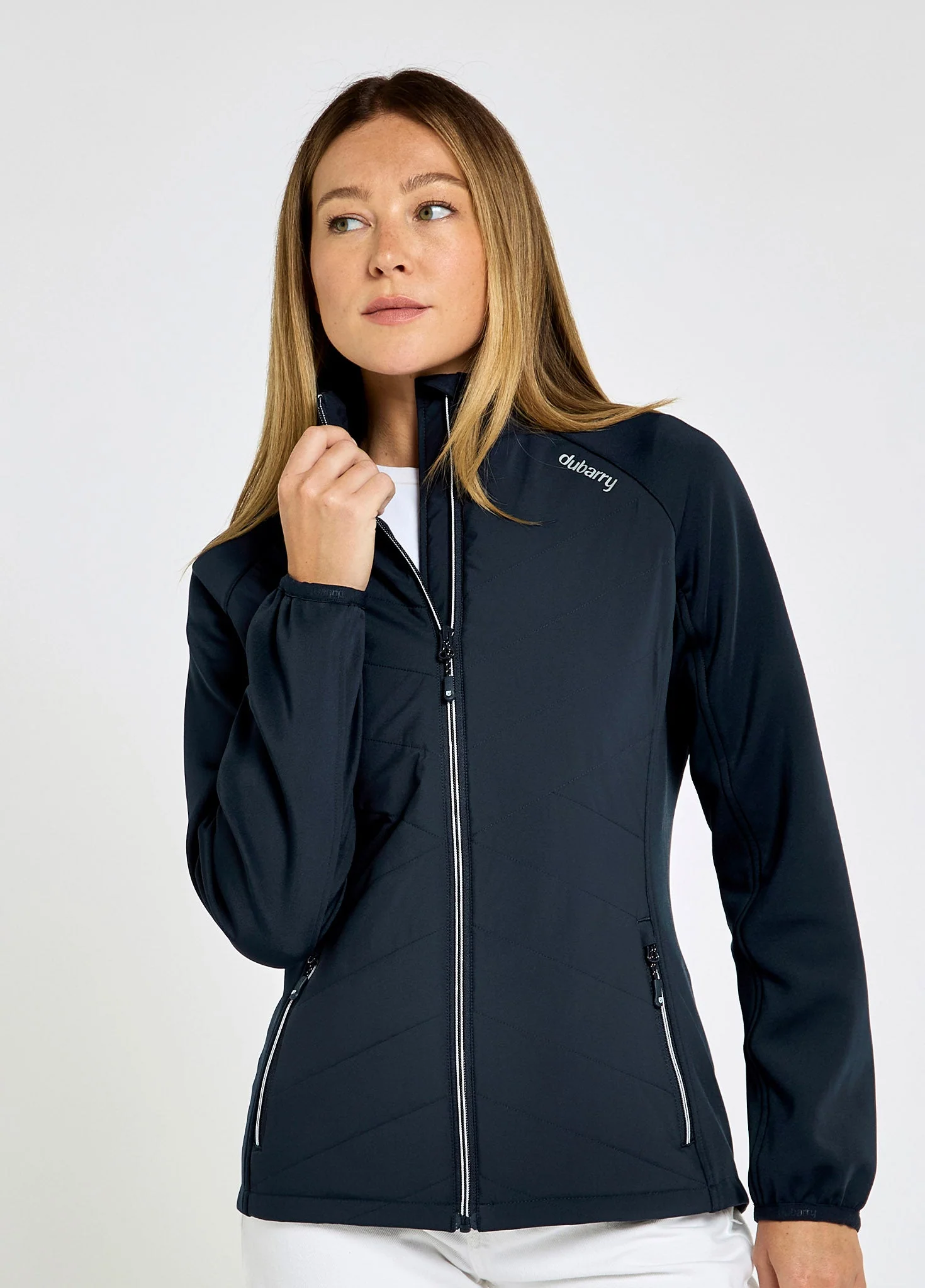 Seamist Women's Hybrid Jacket - Navy - Image 3