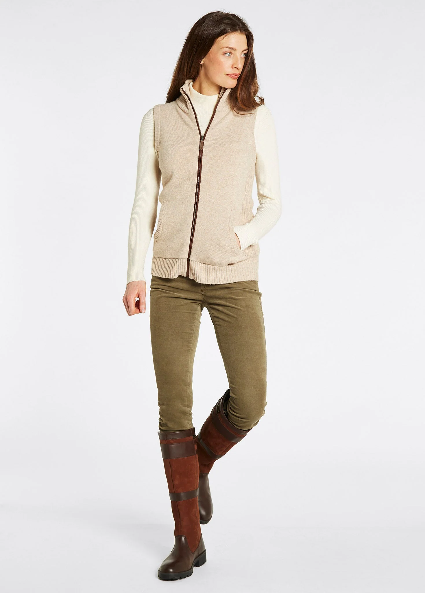 Sheedy Bodywarmer - Oat - Image 2