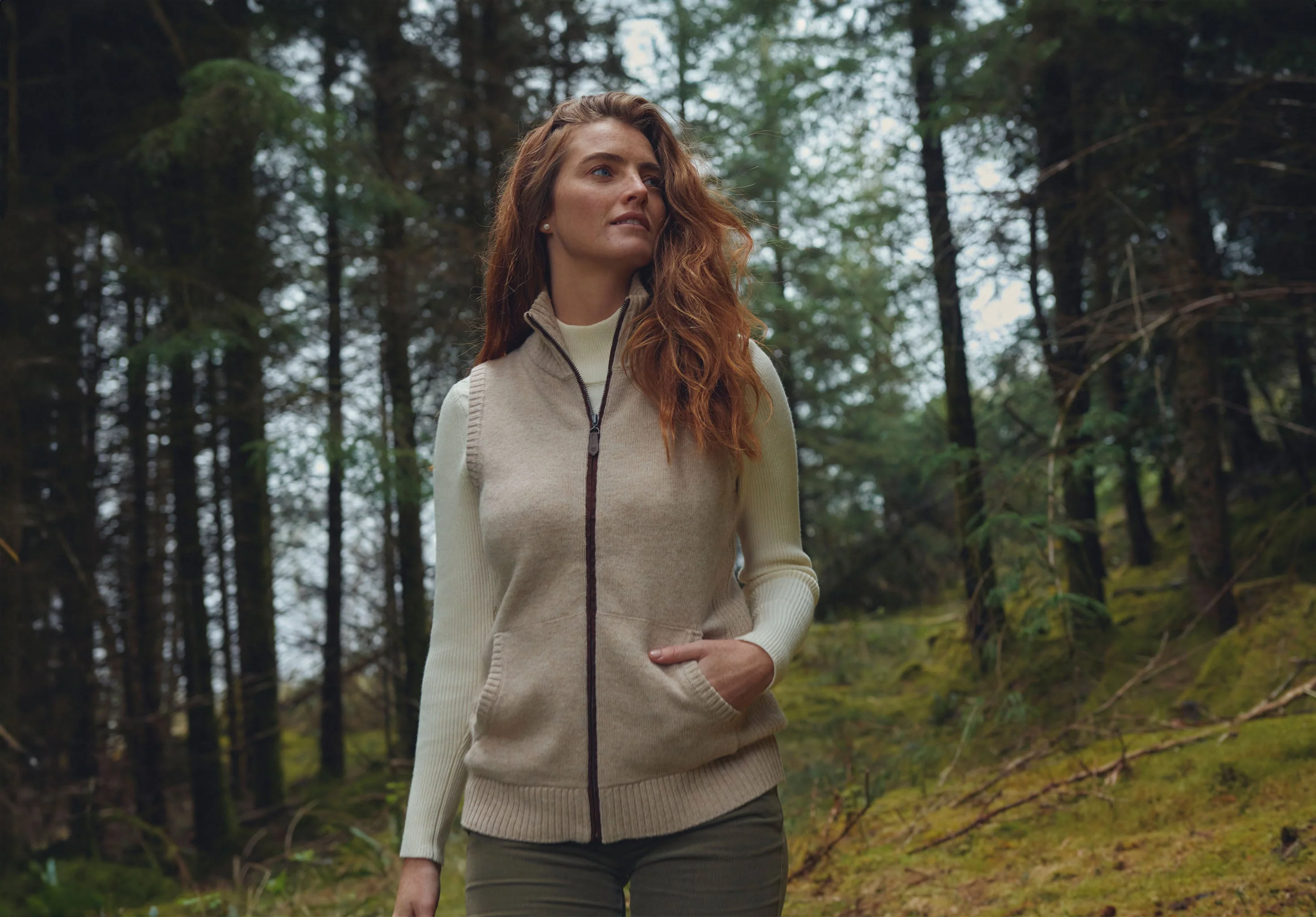 Sheedy Bodywarmer - Oat - Image 3
