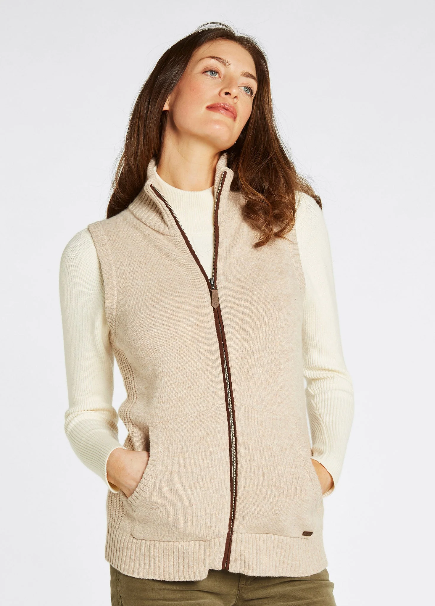Sheedy Bodywarmer - Oat - Image 4
