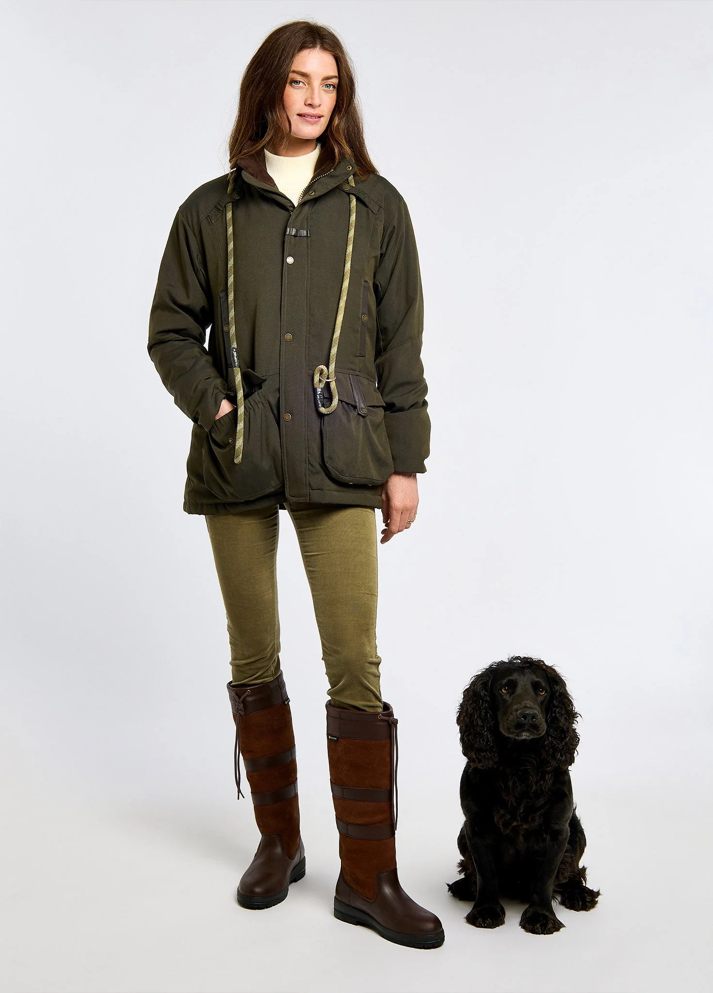 Sherwood Utility Coat - Olive - Image 6