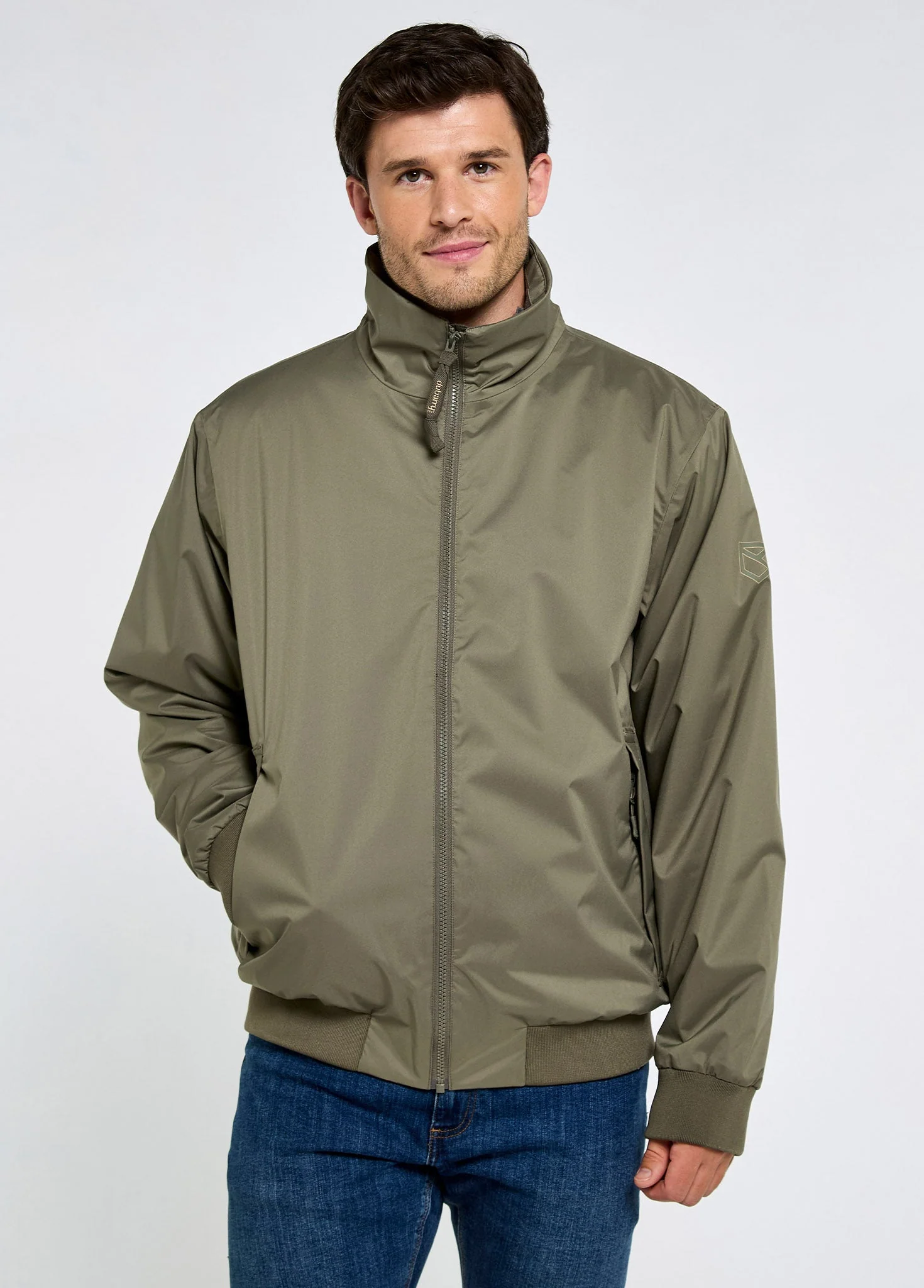 Starboard Men’s Waterproof Blouson Jacket- Kelp - Image 3