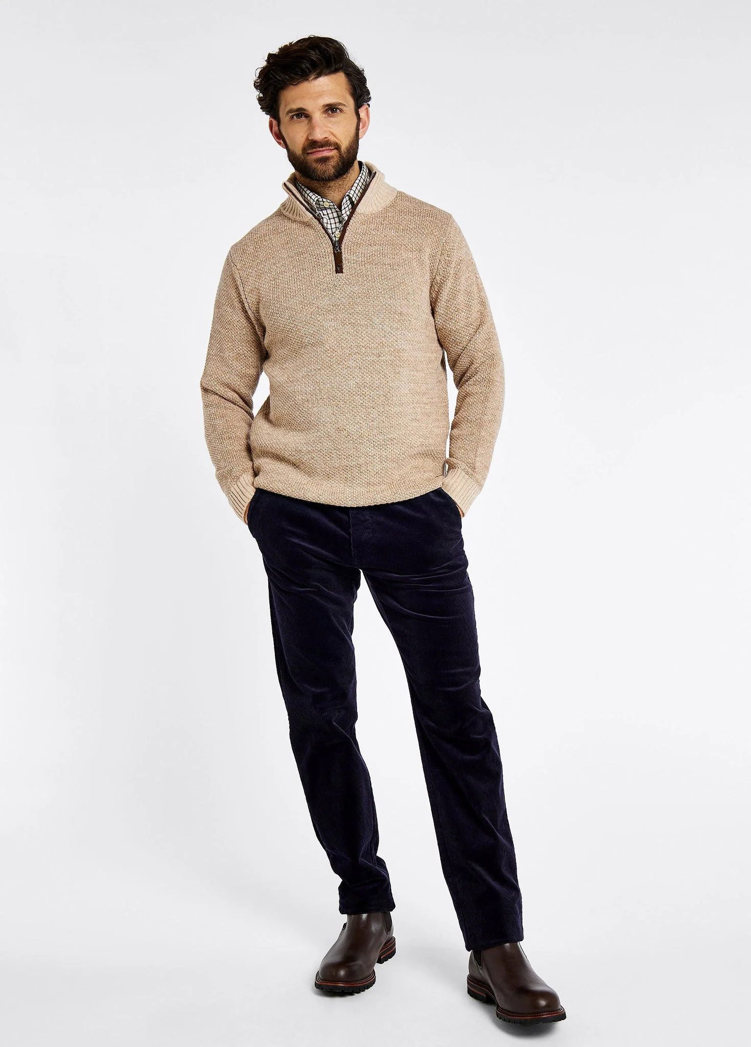 Stride Men's Corduroy Trousers - Navy - Image 2