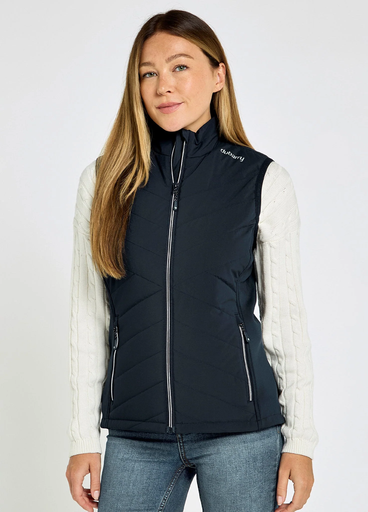 Sunway Women's Hybrid Gilet - Navy - Image 3