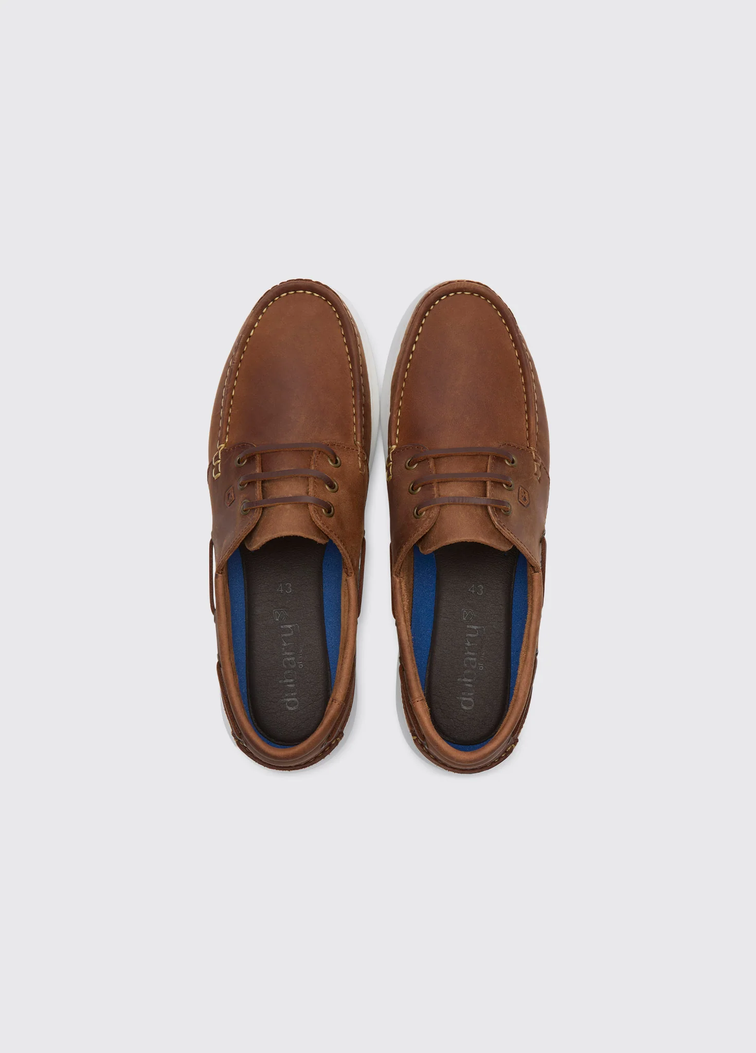 Tavira Men's dubarrylite™ Three Eye-Tie Moccasin - Chestnut - Image 4