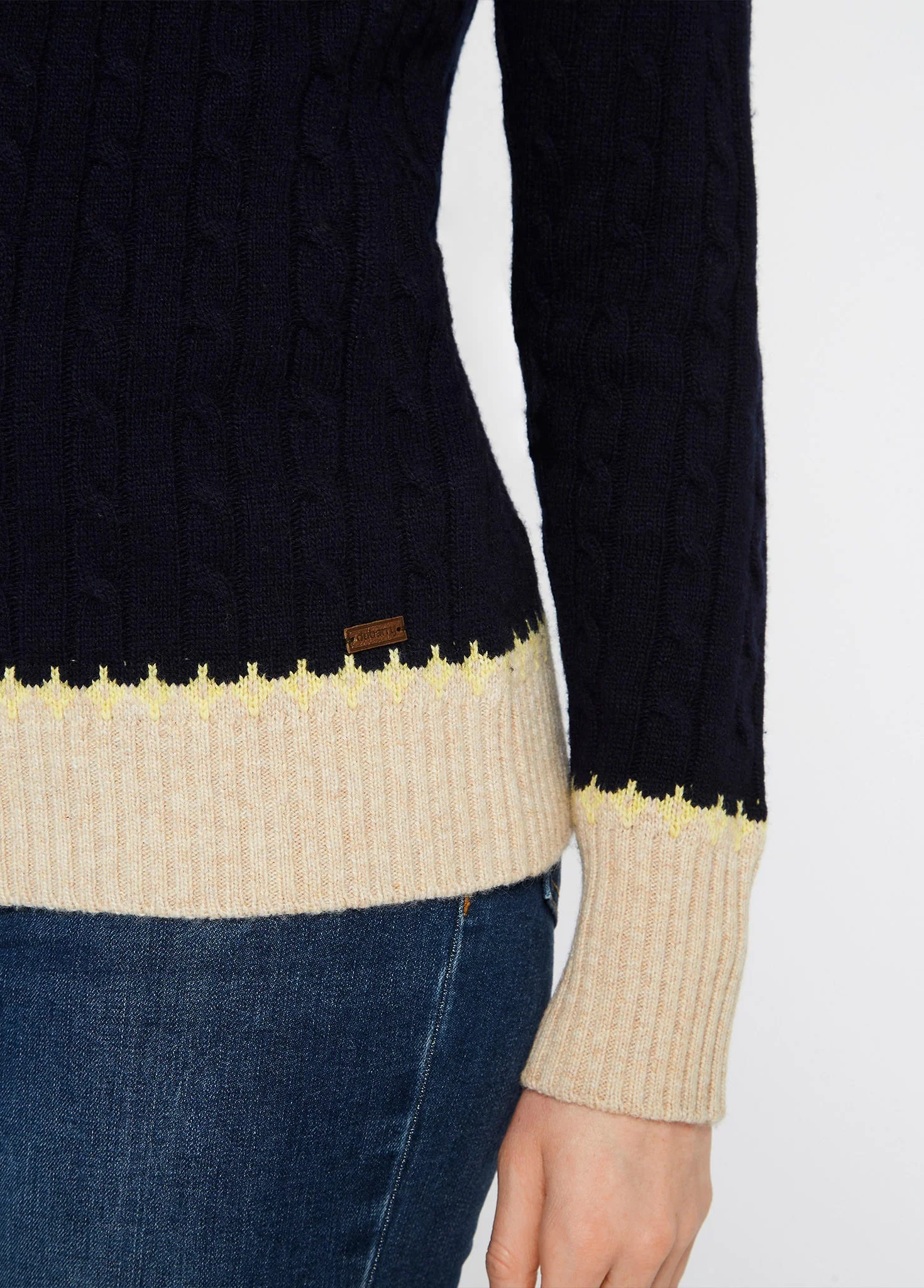 Thornfield Women’s Fair Isle knit - Navy - Image 6