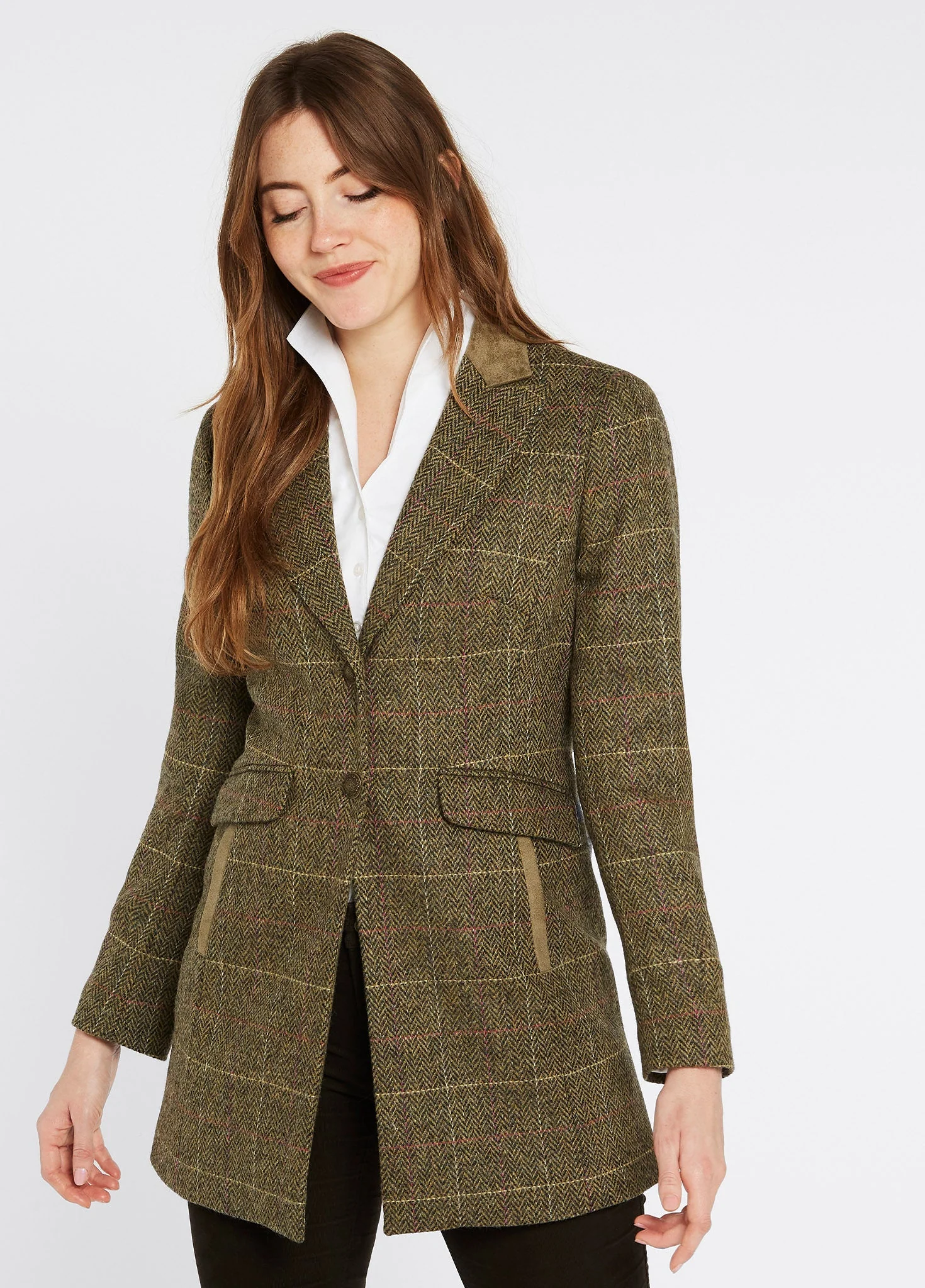Treefern Women's Tweed Jacket - Thistle - Image 3