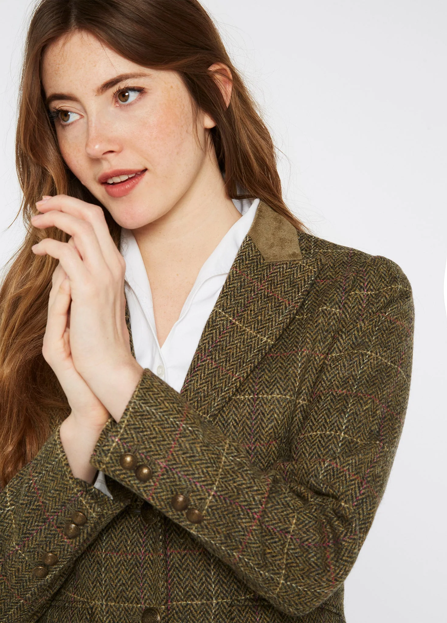 Treefern Women's Tweed Jacket - Thistle - Image 4