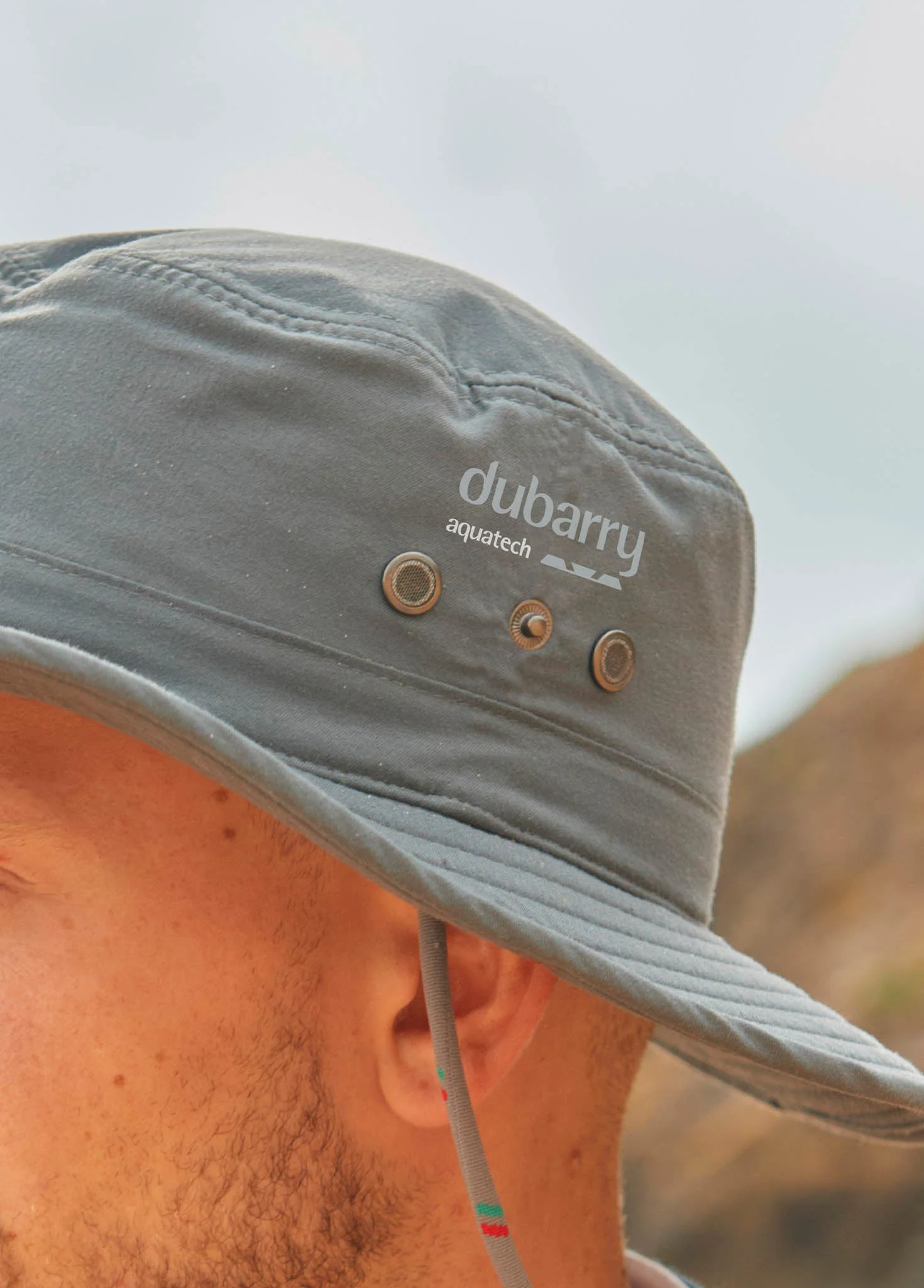 Genoa Brimmed Sun Hat - Graphite - Image 3