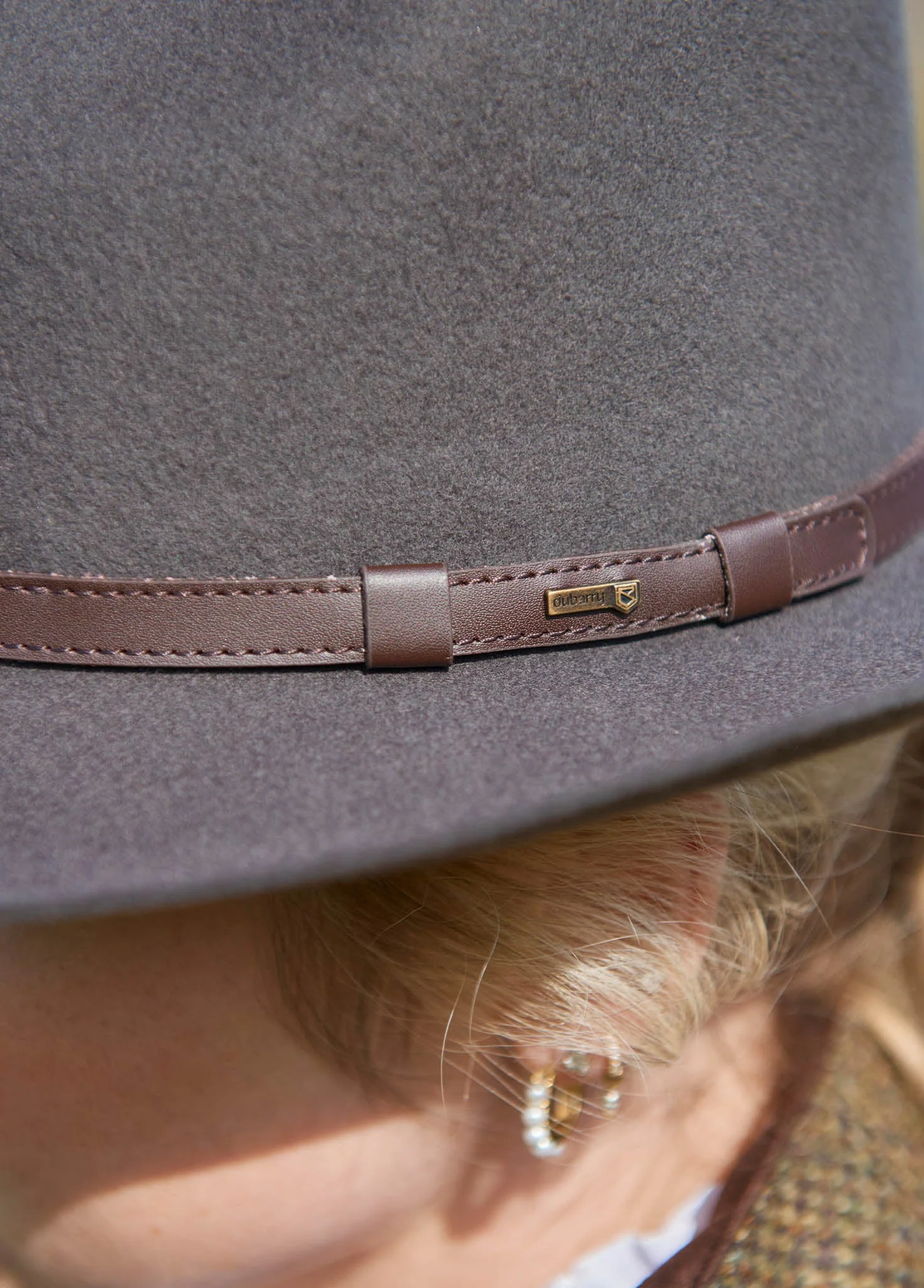 Frontier Fedora Hat - Navy - Image 2