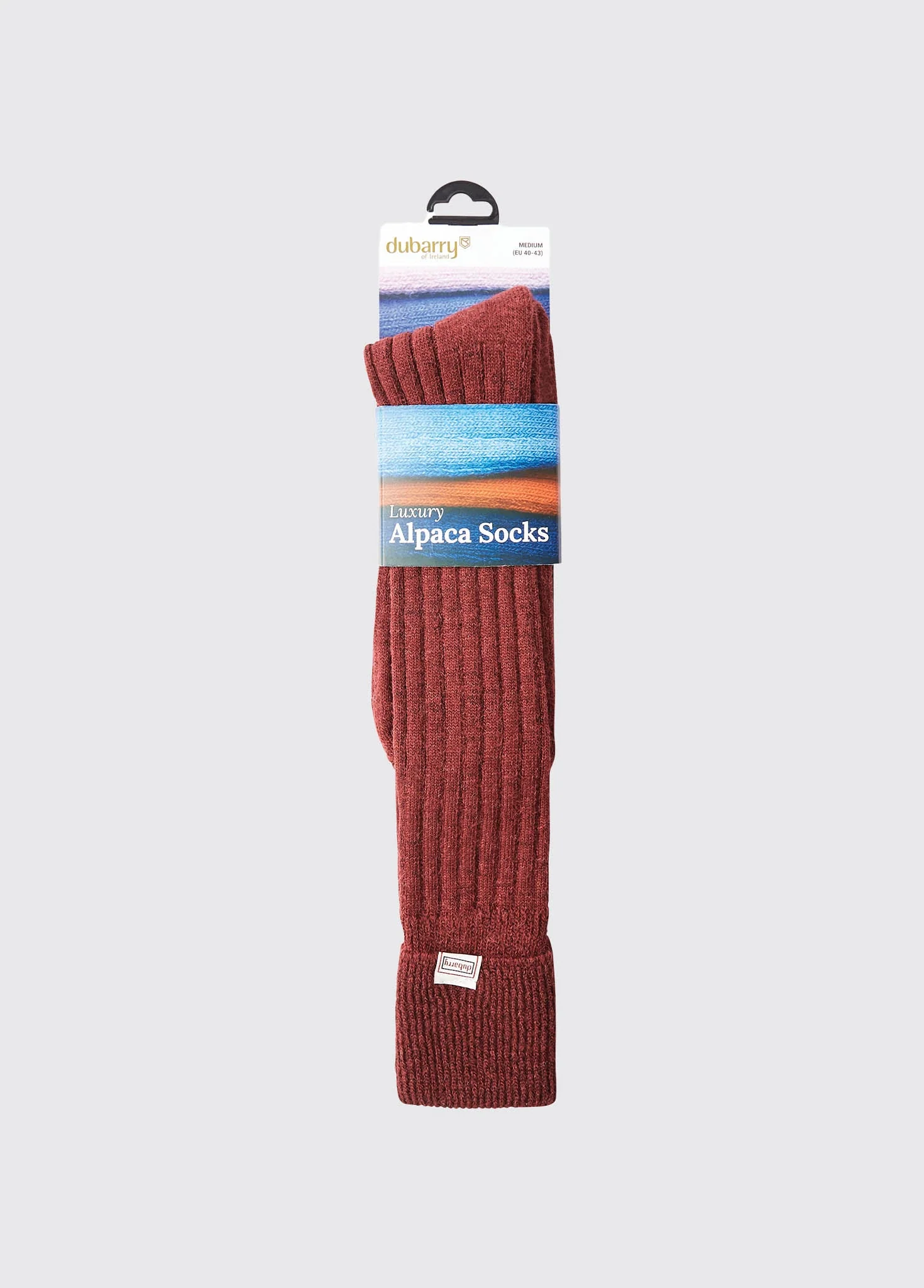 Alpaca Socks - Malbec - Image 4