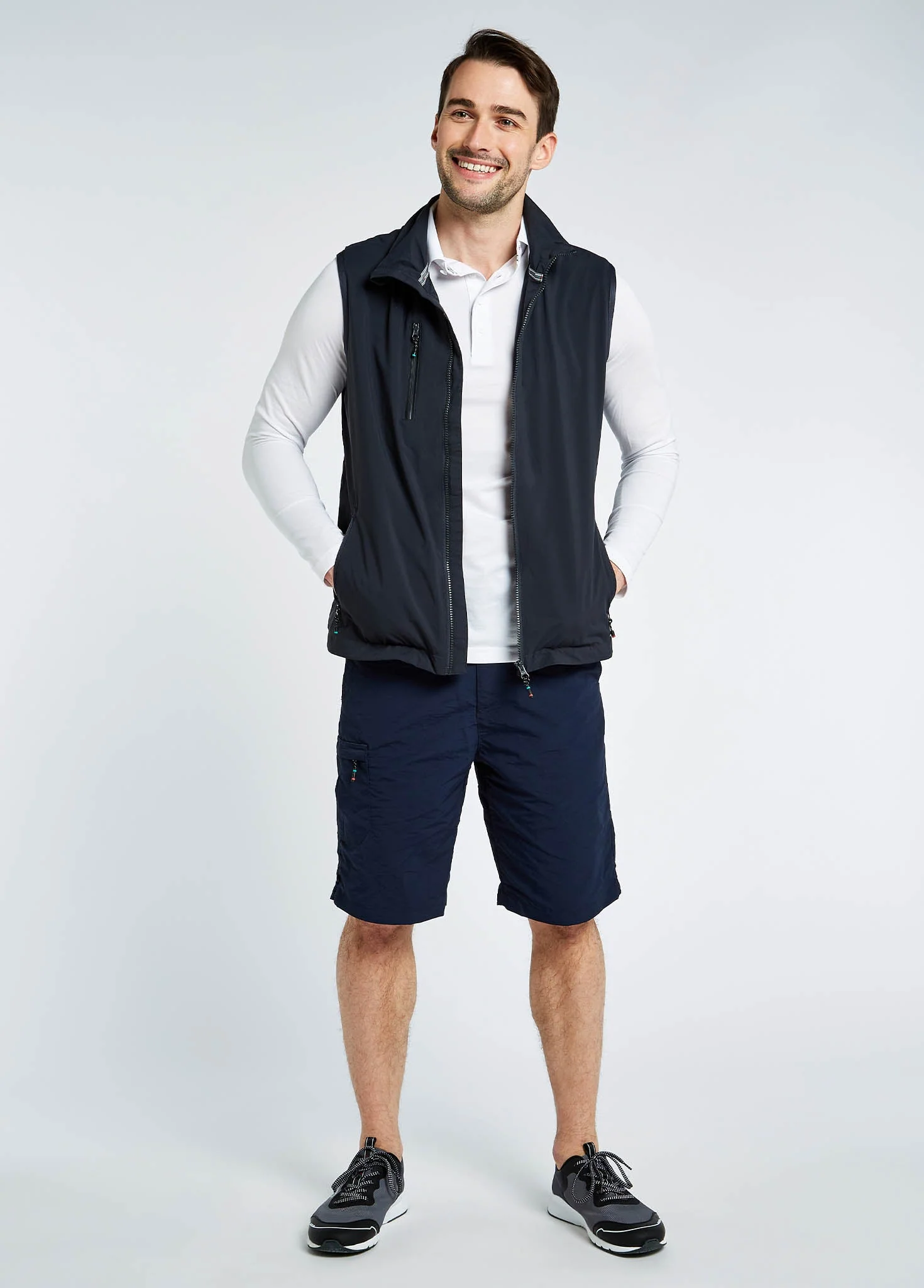 Lanzarote Mens Tech Gilet - Graphite - Image 2