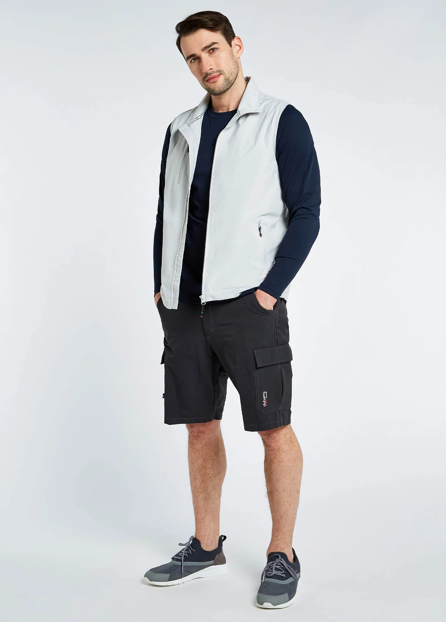 Lanzarote Mens Tech Gilet - Platinum - Image 2