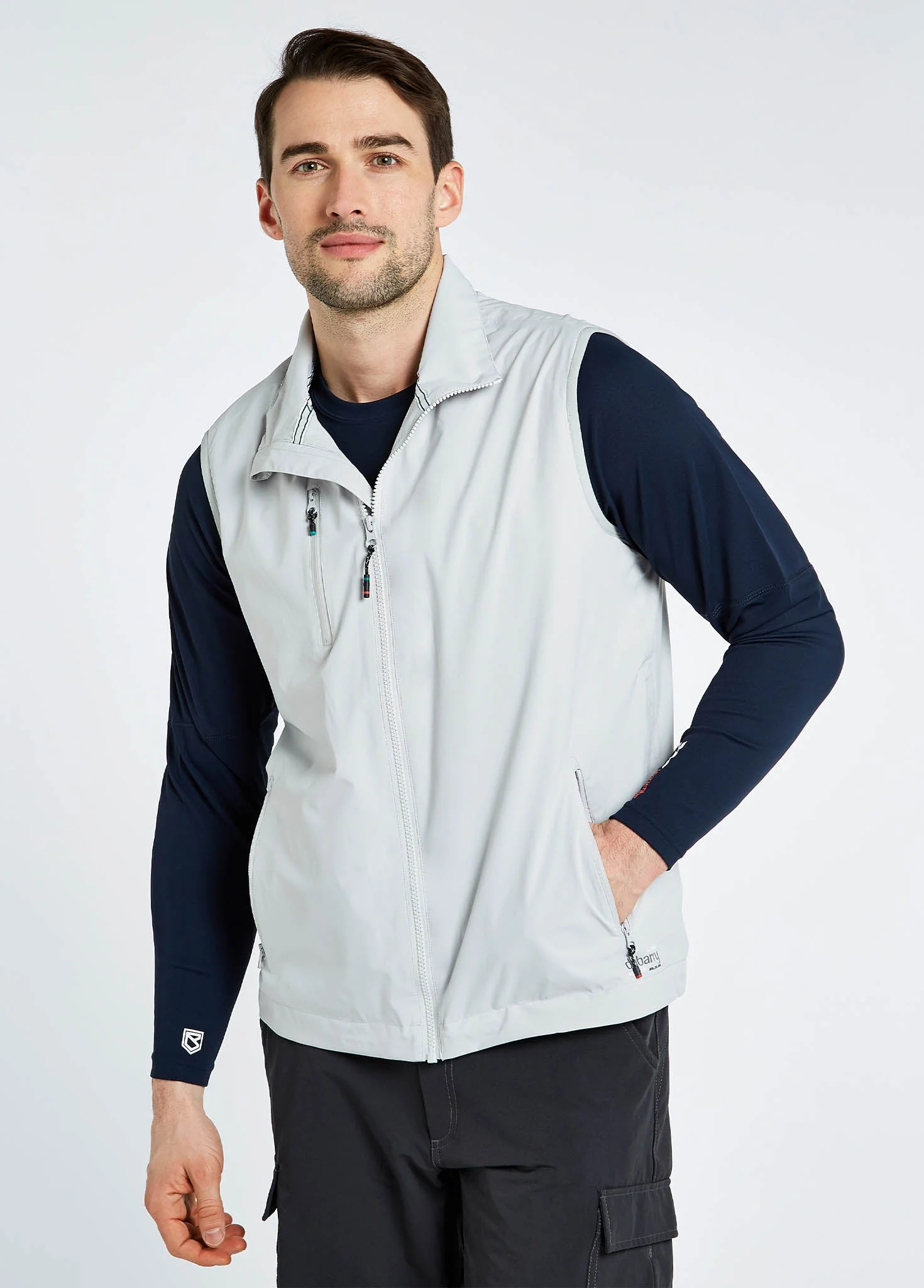 Lanzarote Mens Tech Gilet - Platinum - Image 4