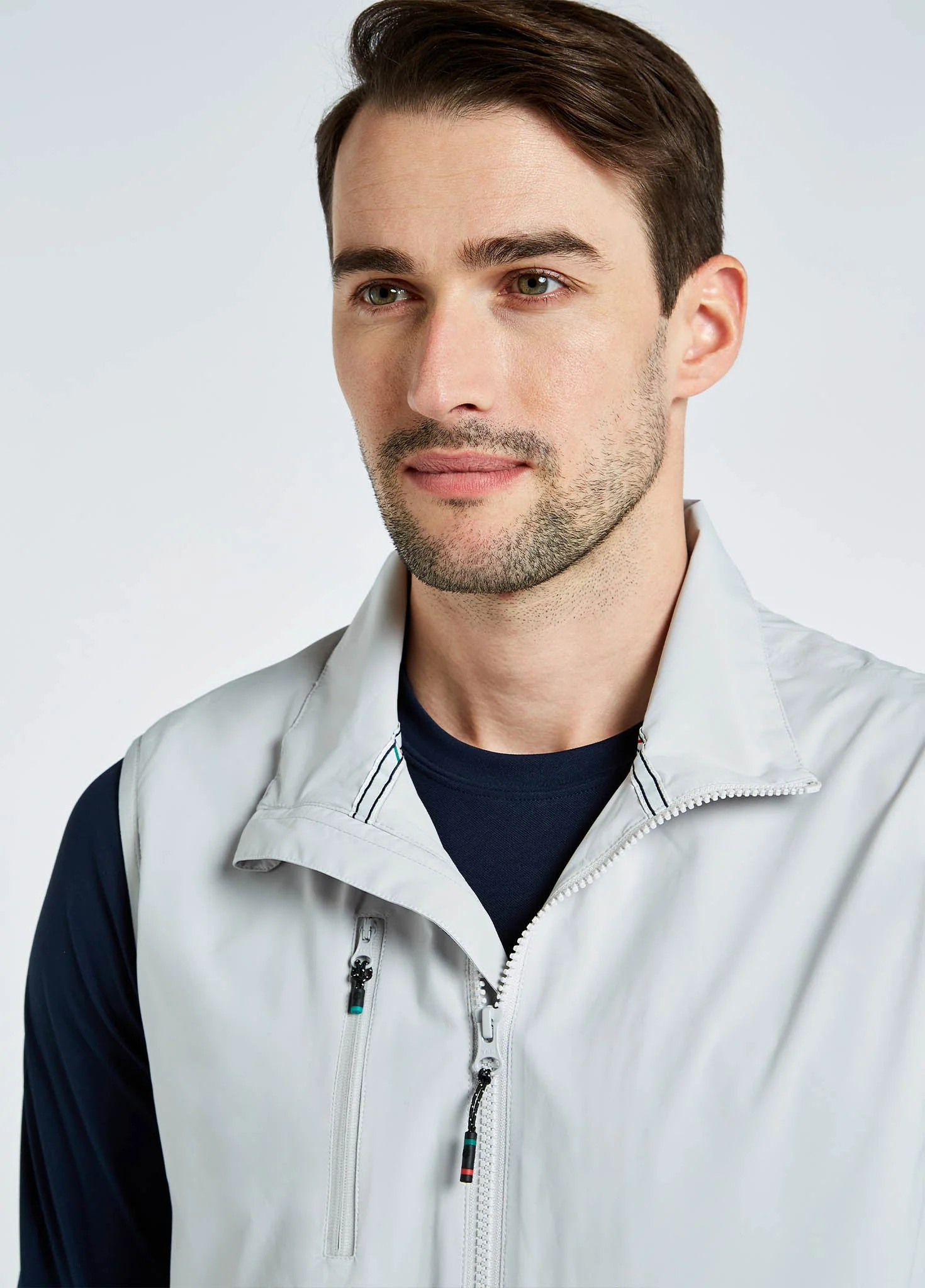 Lanzarote Mens Tech Gilet - Platinum - Image 6