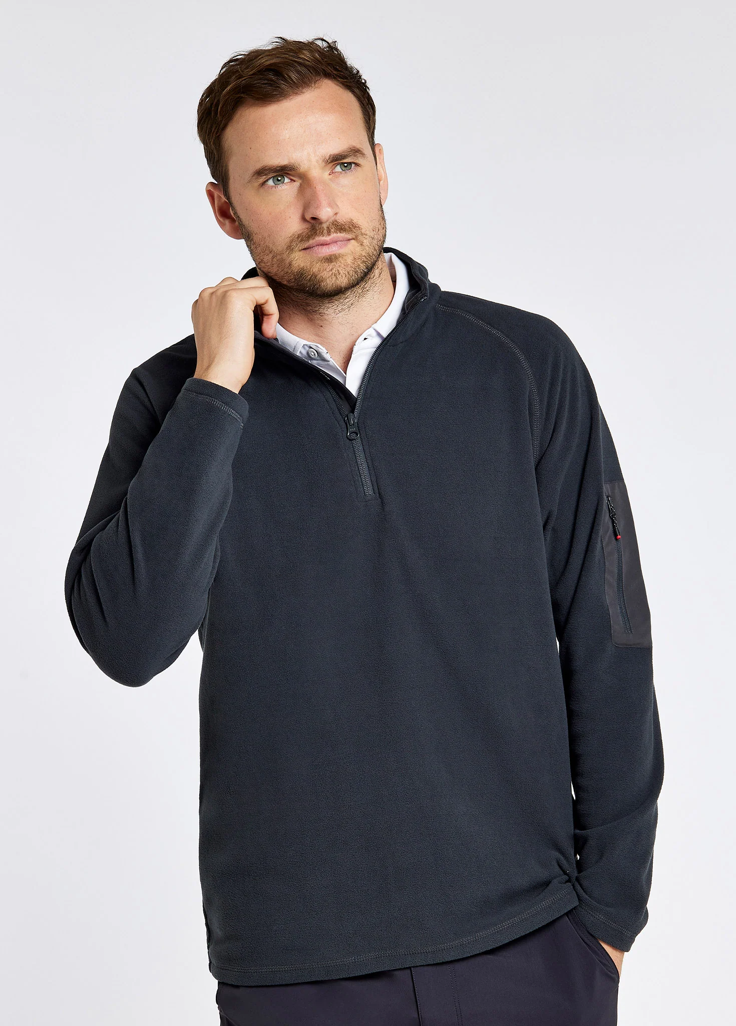Valencia Men's Quarter-zip Fleece - Graphite - Image 3
