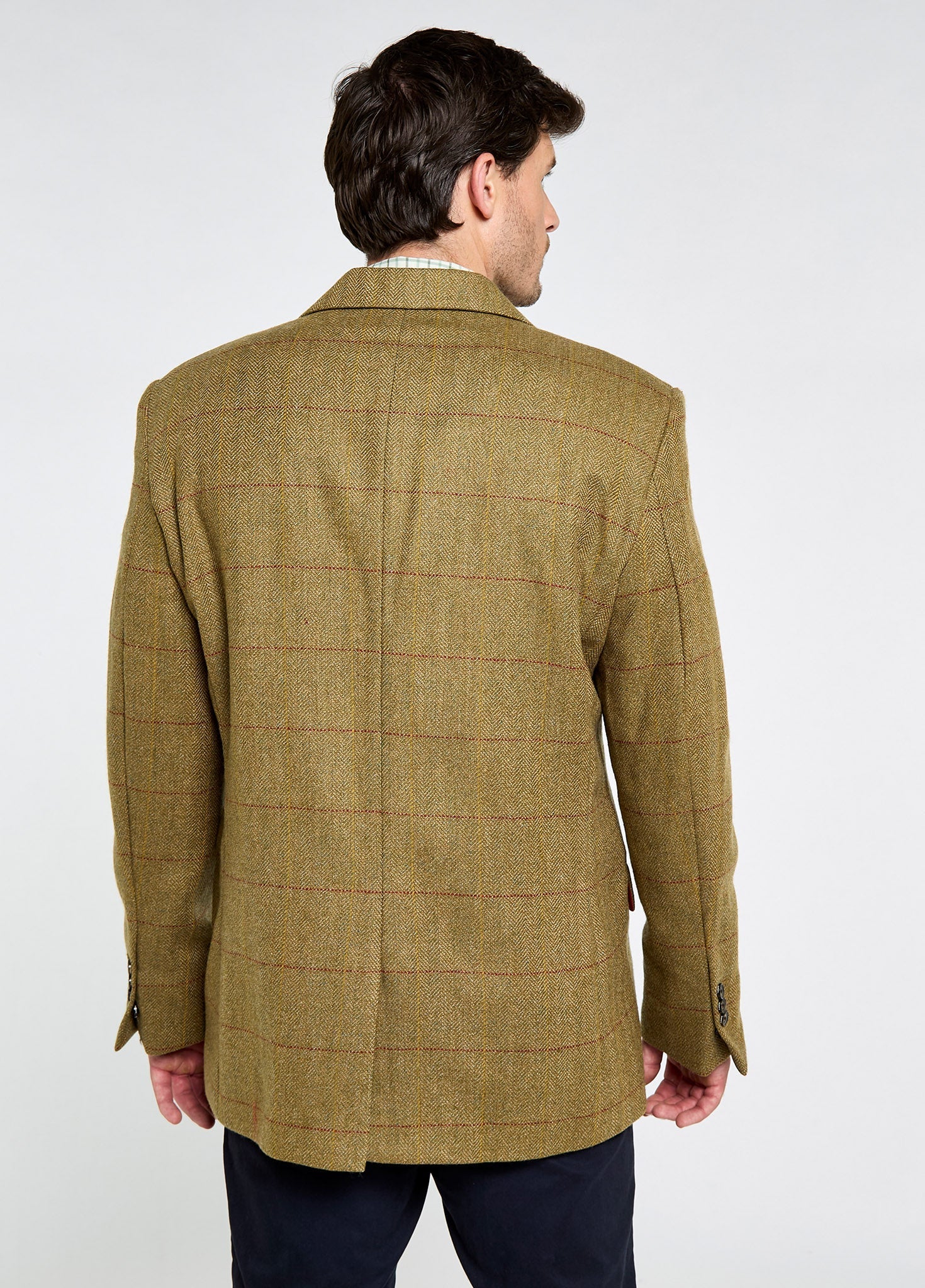 Whiteoak Men's Two Button Tweed Jacket - Elm - Image 4